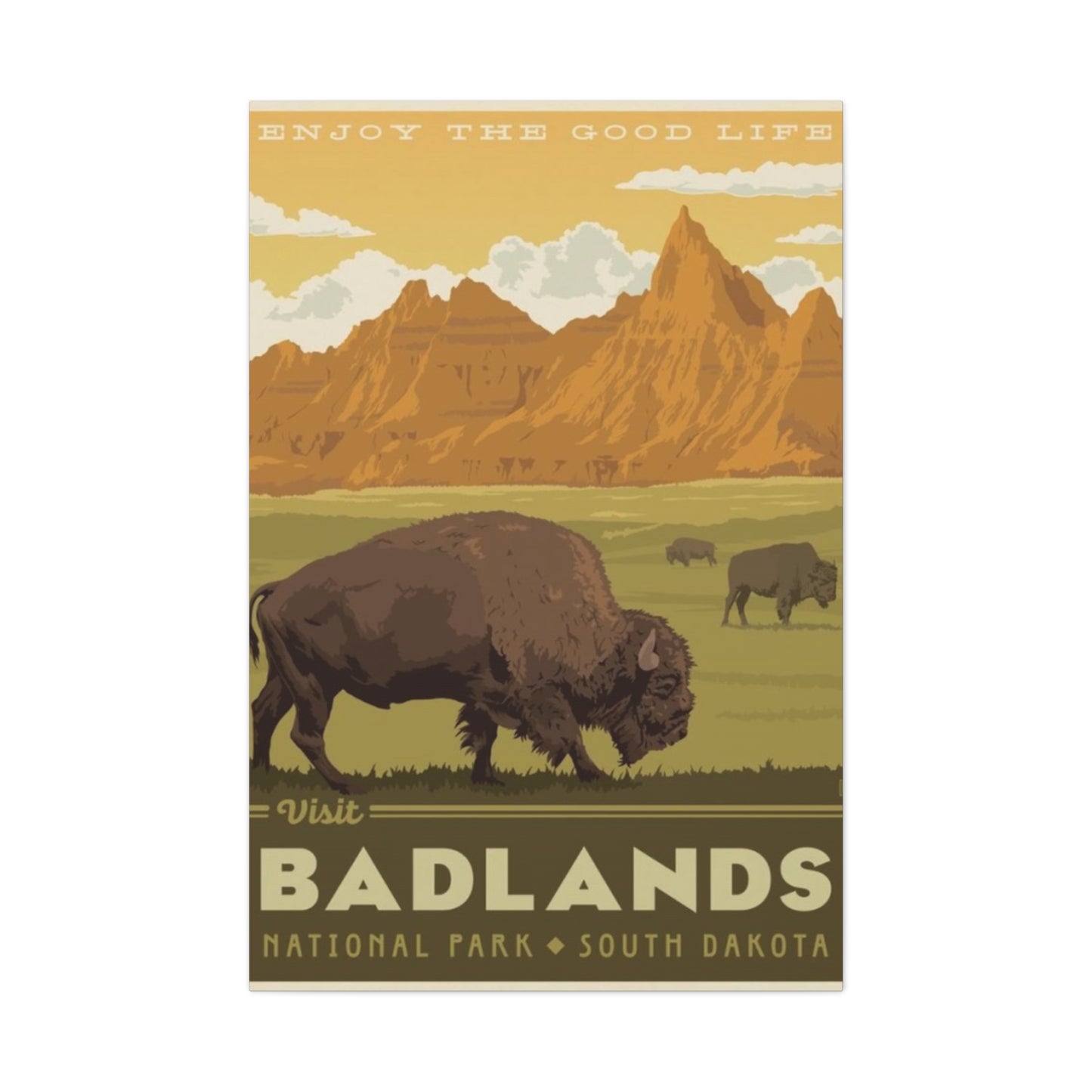 Badland National Park Wall Art & Canvas Prints