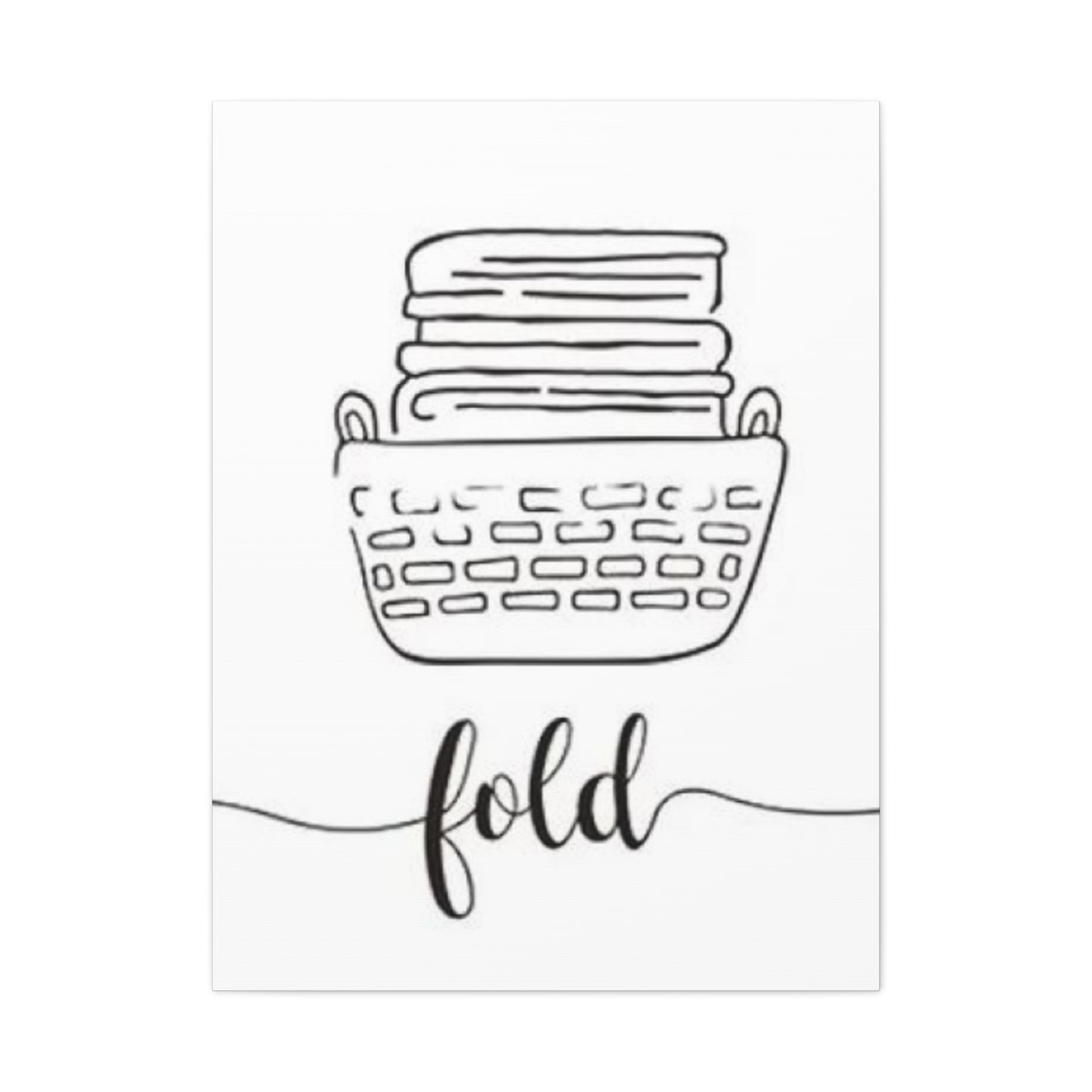 Fold Poster Laundry Wall Art & Canvas Prints