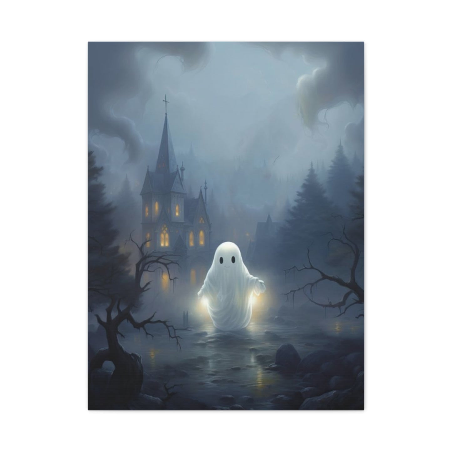 Halloween Ghosts Wall Art & Canvas Prints