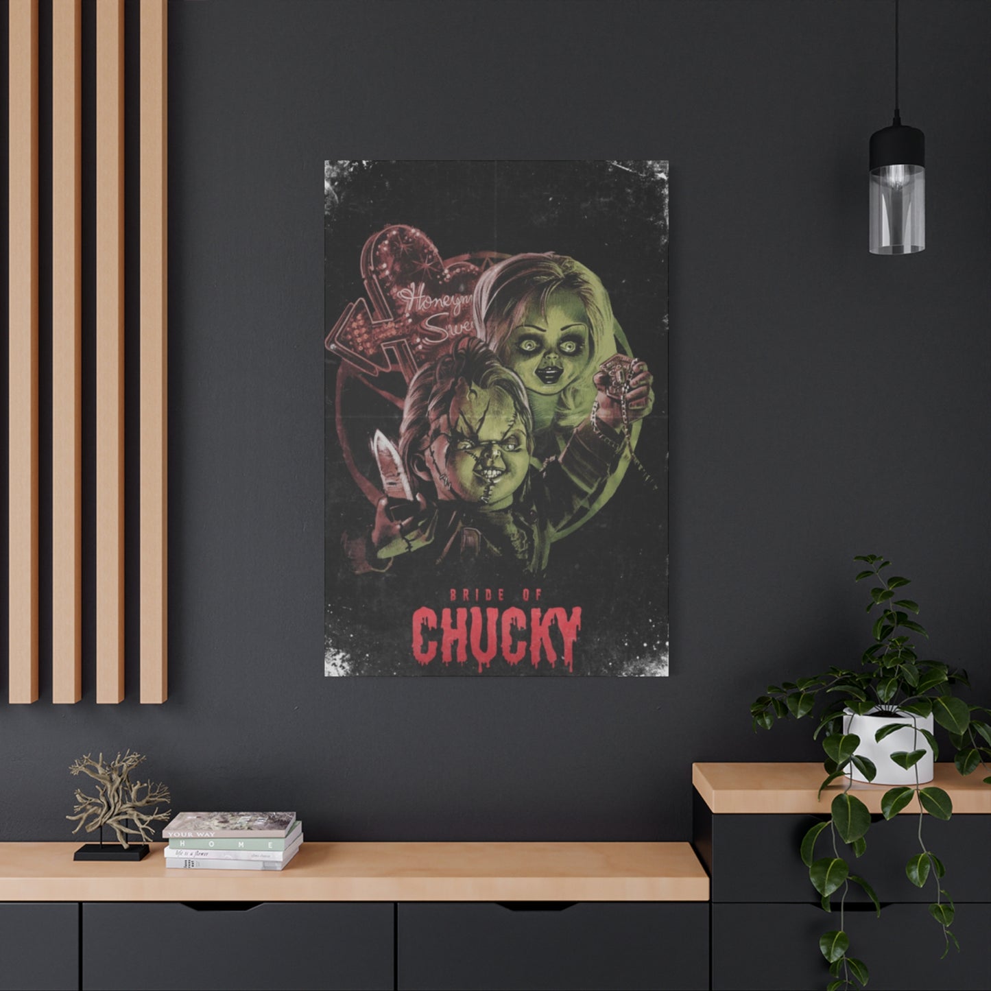 Bride of Chucky Horror Movie Poster Wall Art & Canvas Prints