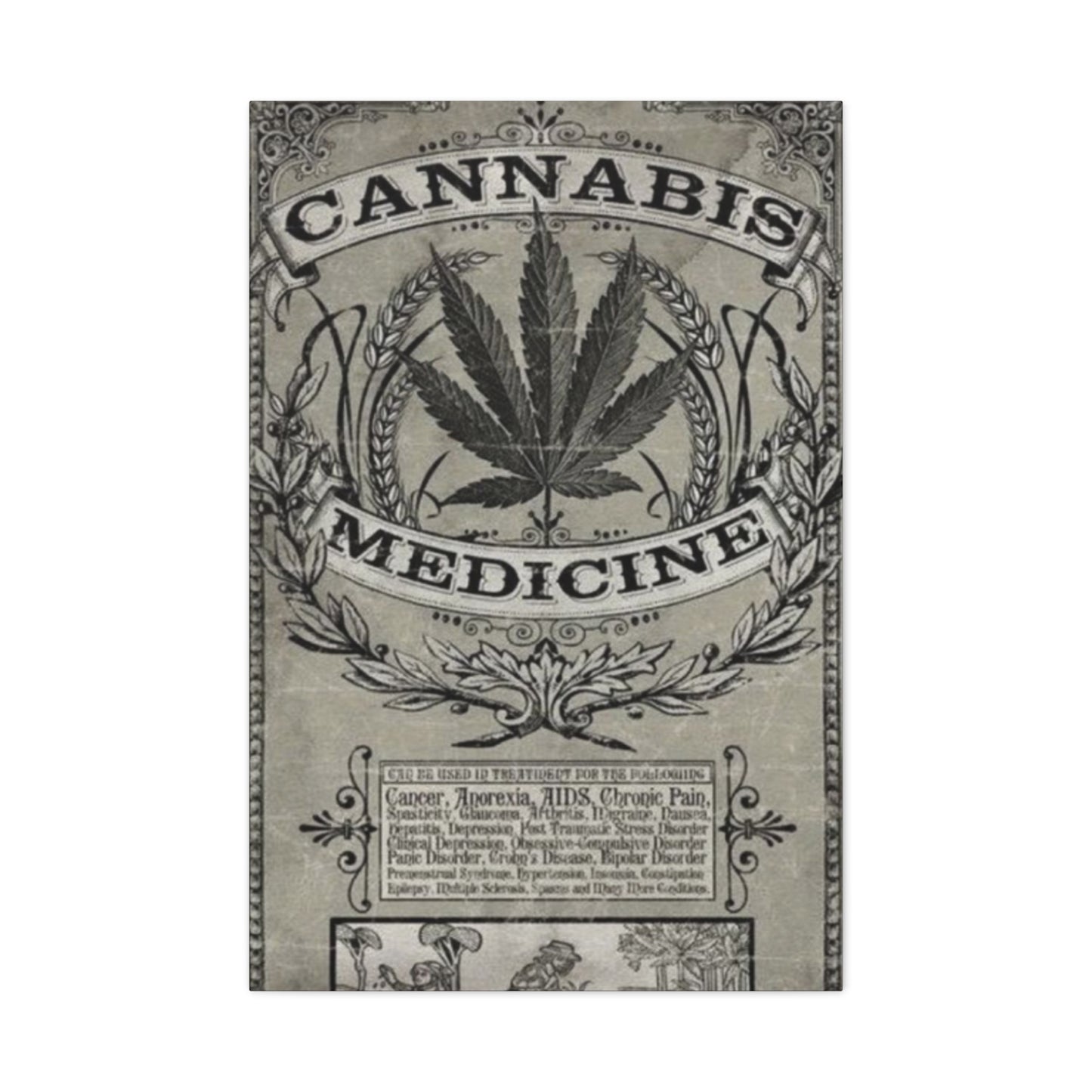 Cannabis Poster Marijuana Wall Art & Canvas Prints