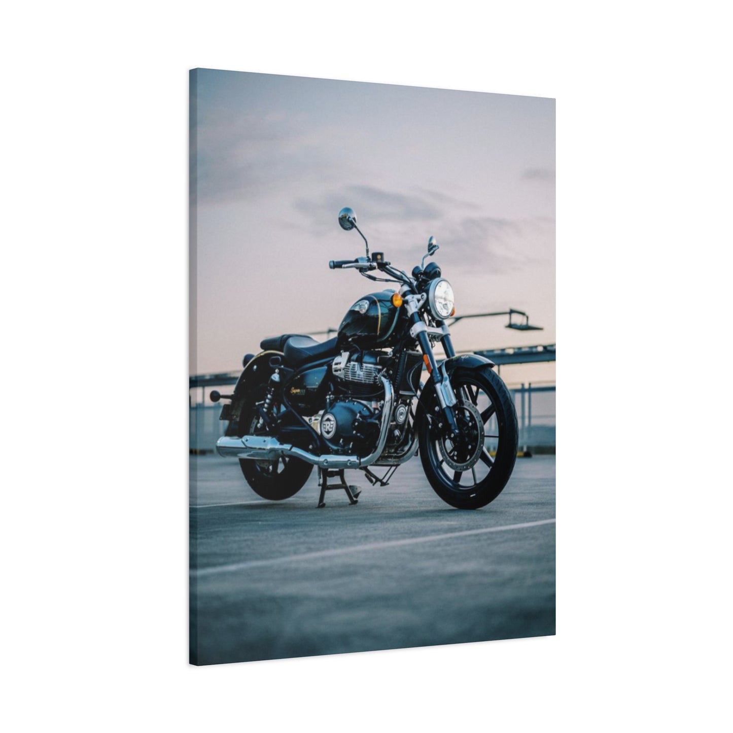 Classic Retro Indian Motorcycle Wall Art & Canvas Prints