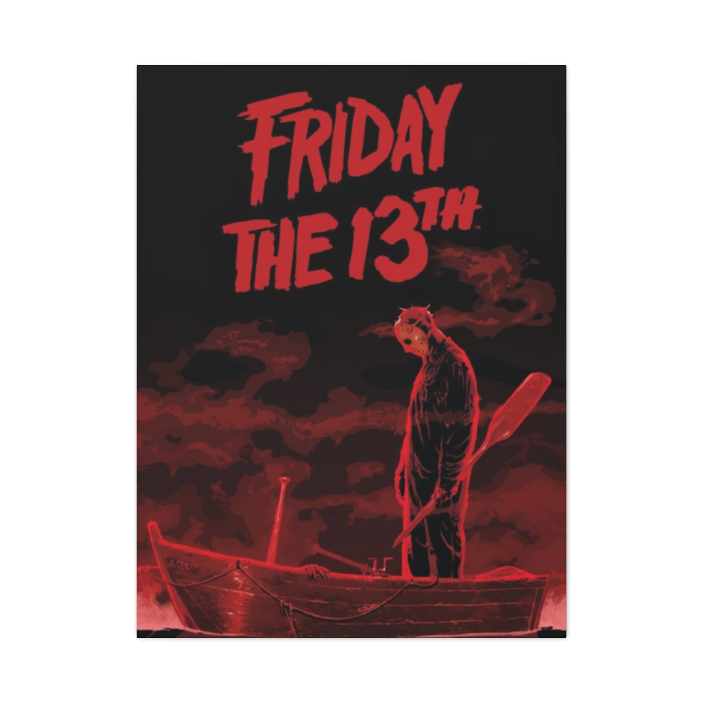 Friday The 13th Horror Movie Poster Wall Art & Canvas Prints