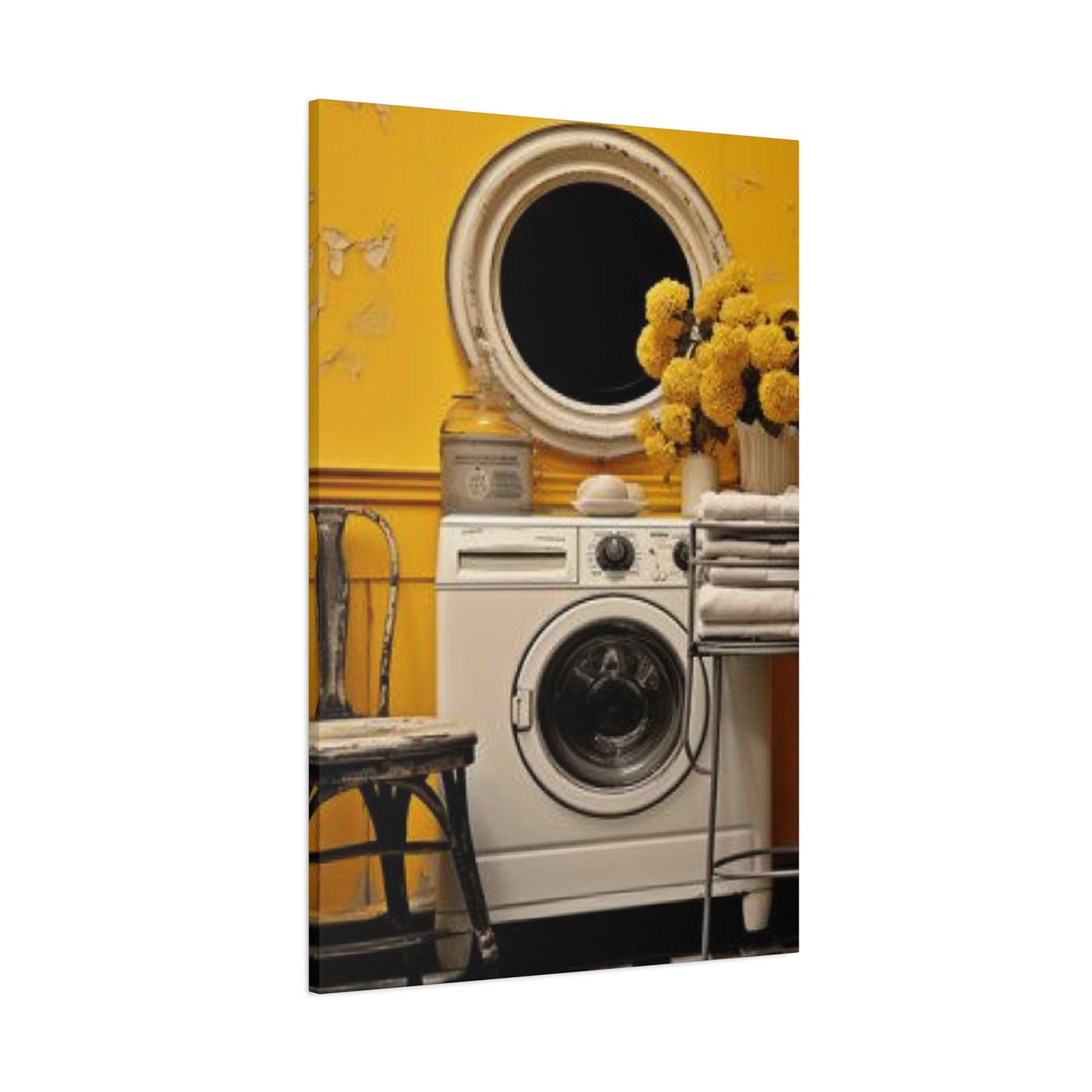 Washer in Beautiful Laundry room Wall Art & Canvas Prints