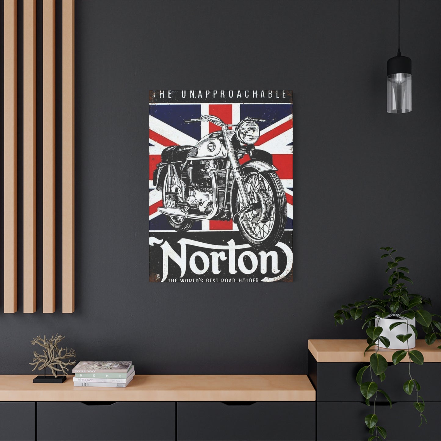 Classic British Motorcycle Wall Art & Canvas Prints