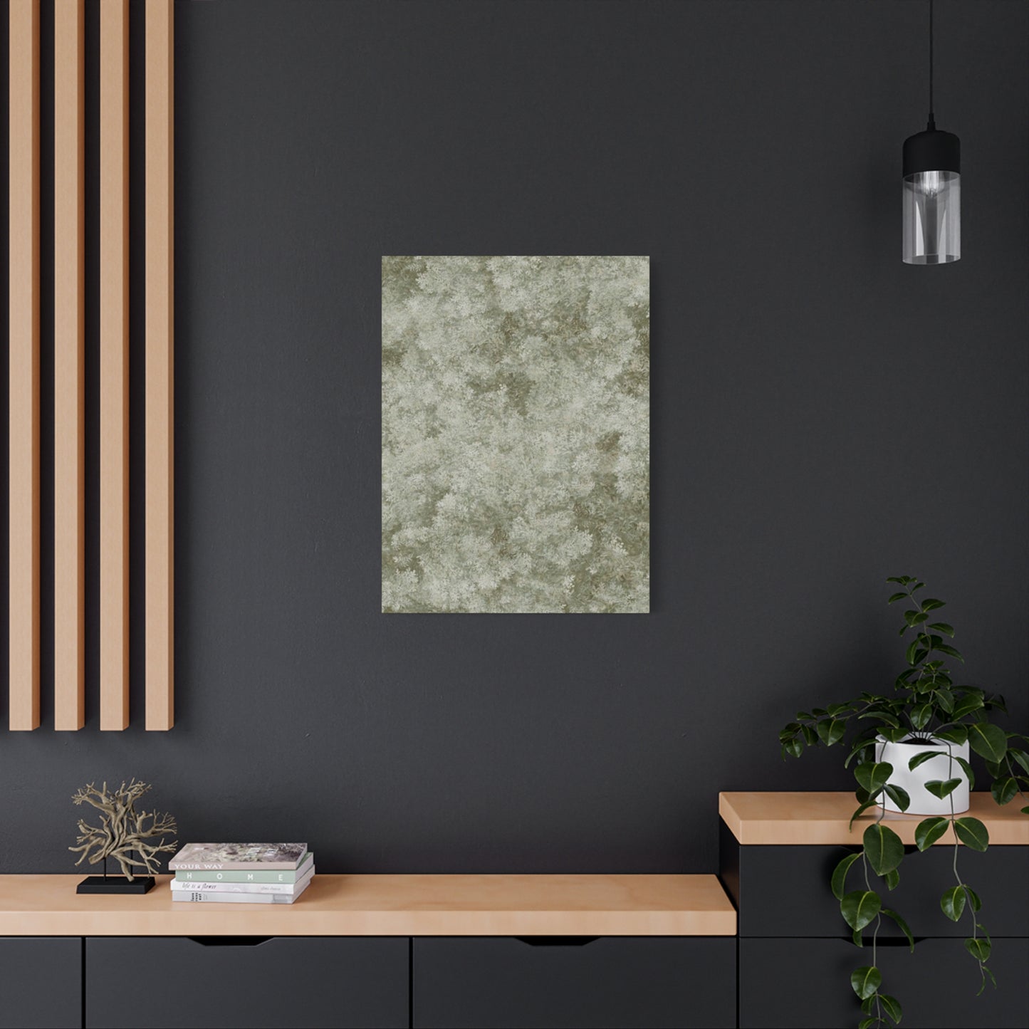 Random Beautiful Olive Green Painting Wall Art & Canvas Prints