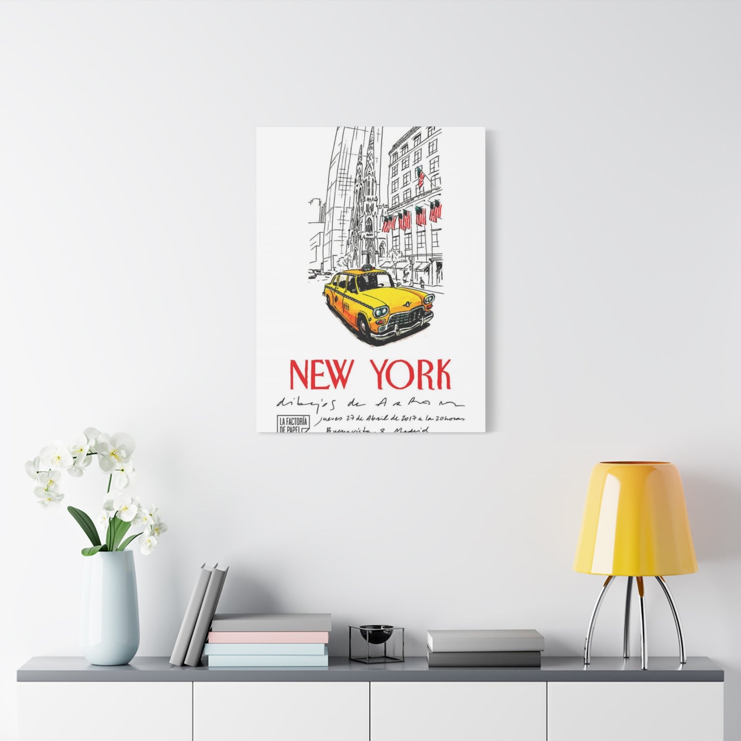 Yellow Taxi Of New York City Wall Art & Canvas Prints