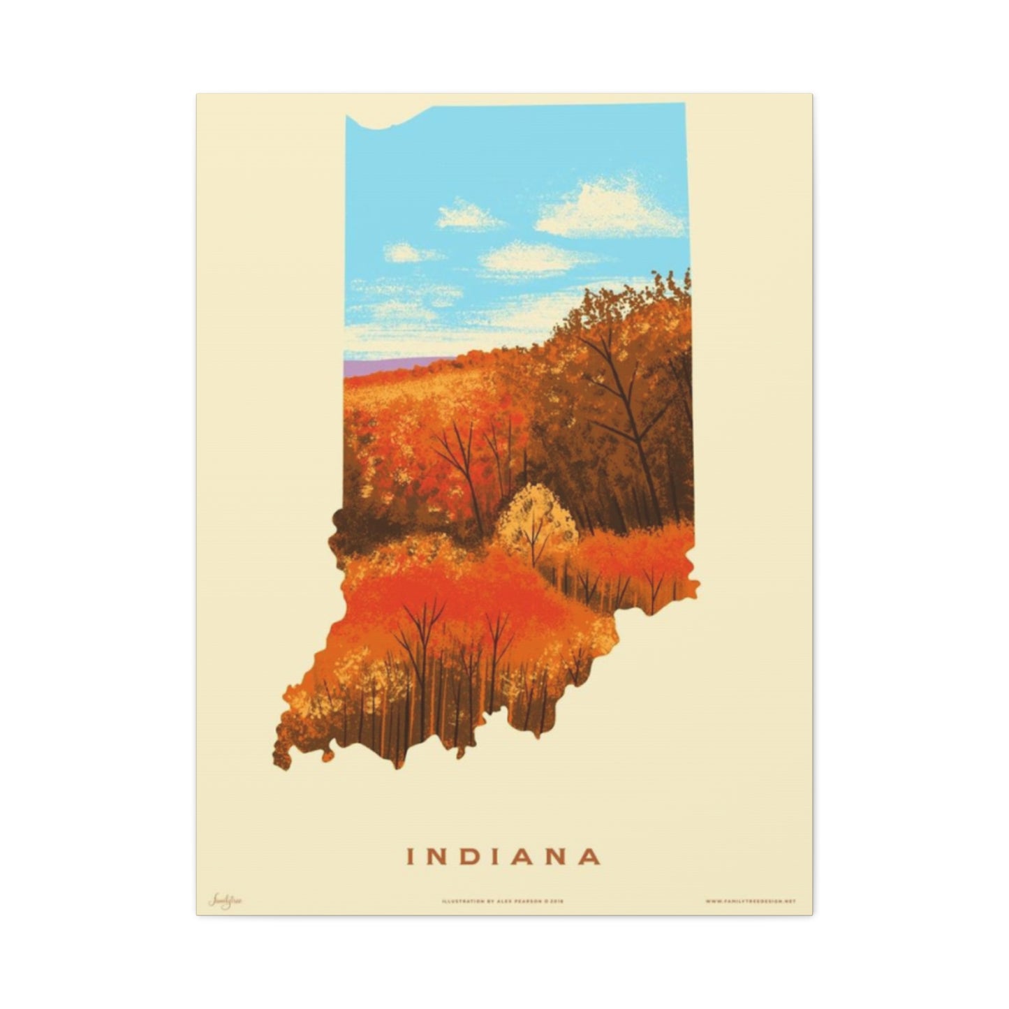 Indiana National Park Wall Art & Canvas Prints