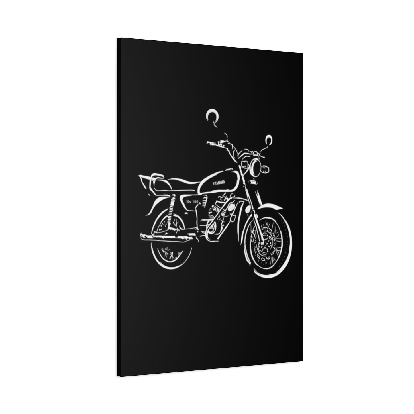 Yamaha RX100 Poster Motorcycle Wall Art & Canvas Prints