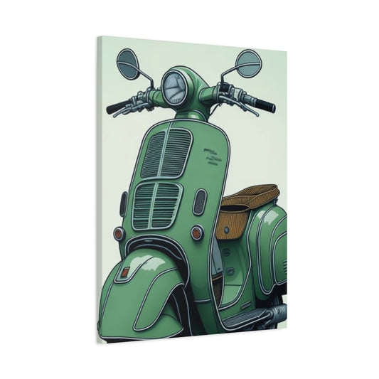 Jesper Scooter Poster Motorcycle Wall Art & Canvas Prints