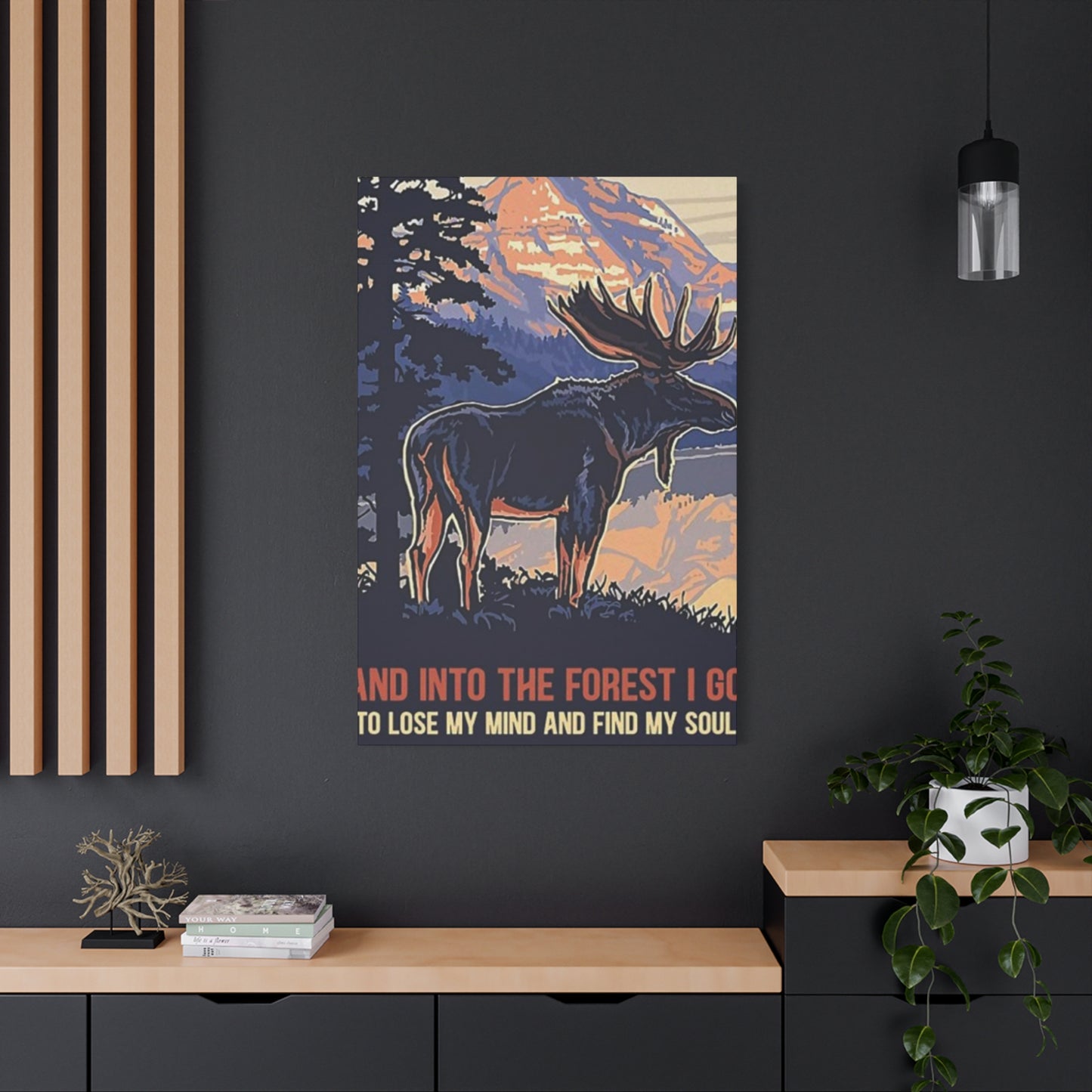 Reindeer in The National Park Wall Art & Canvas Prints