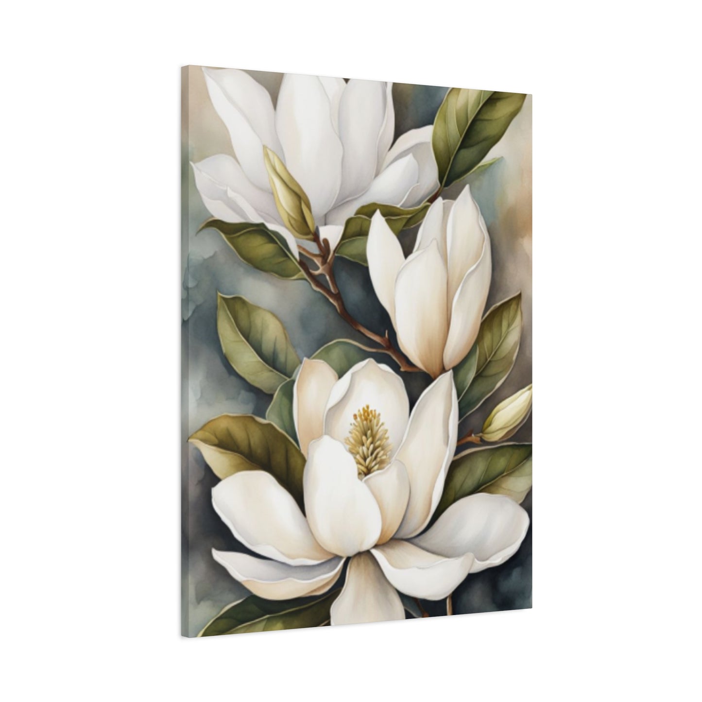 White Magnolia Flower Plant Wall Art & Canvas Prints