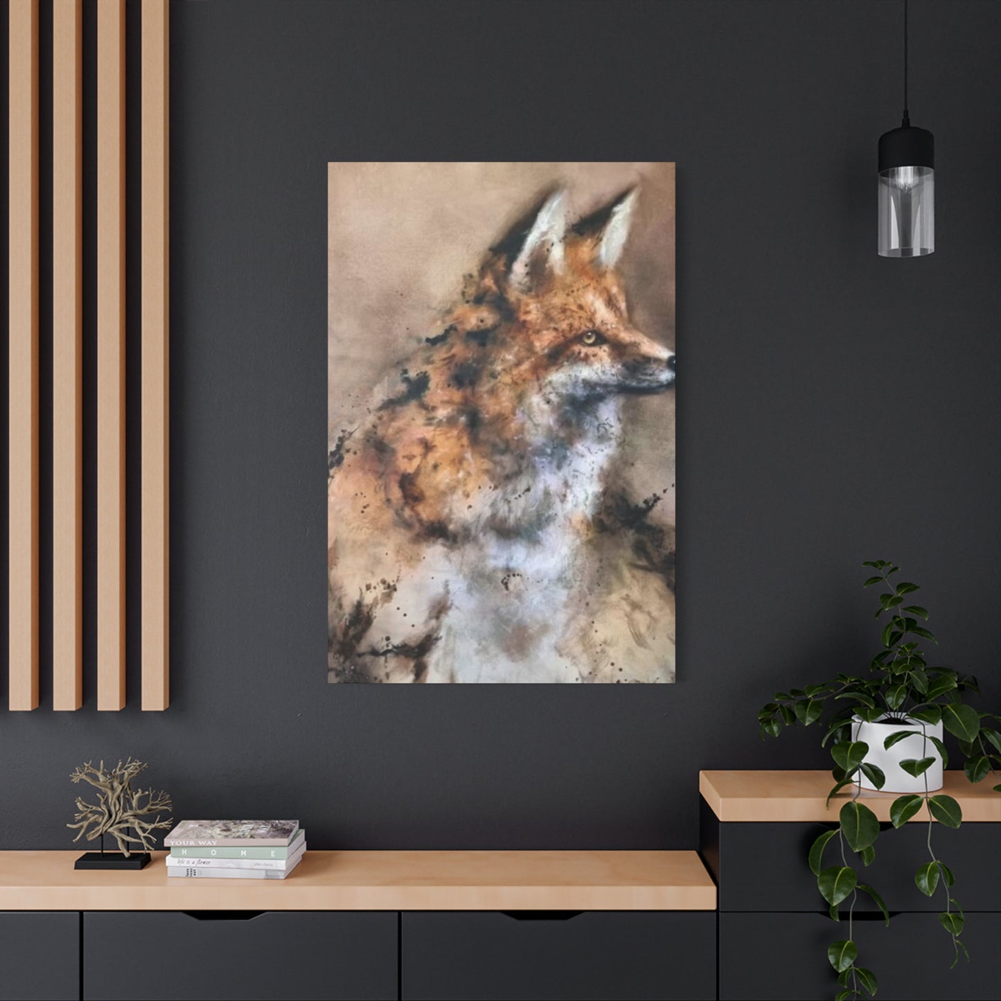 The Fox Abstract Wall Art & Canvas Prints