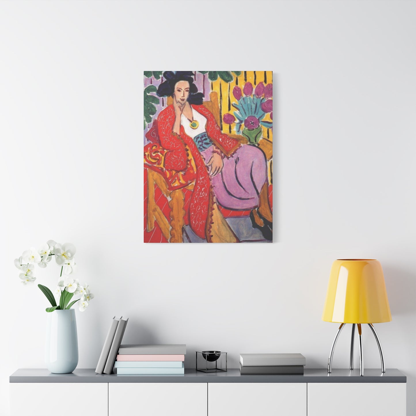 Asian King Abstract Modernism Wall Art & Canvas Prints