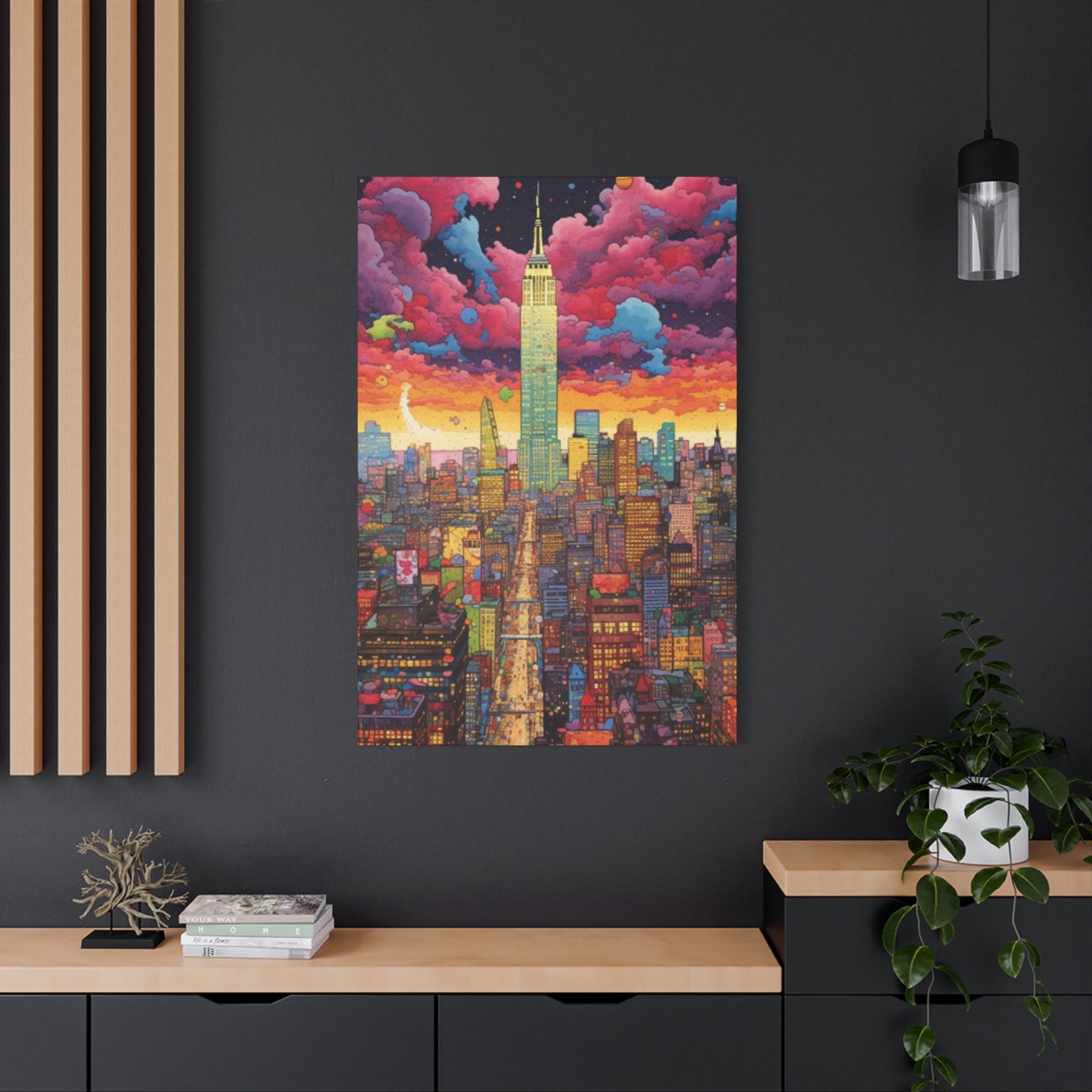 Empire State Building  Poster in New York City Wall Art & Canvas Prints