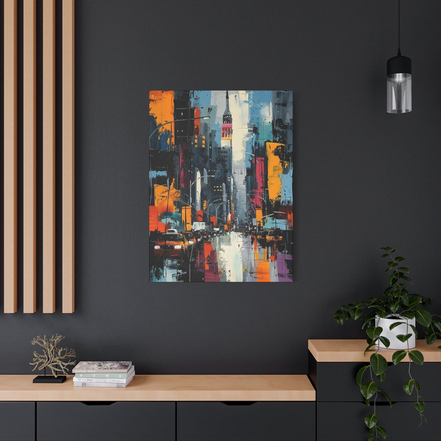 Painting Of Streets Of New York City Wall Art & Canvas Prints