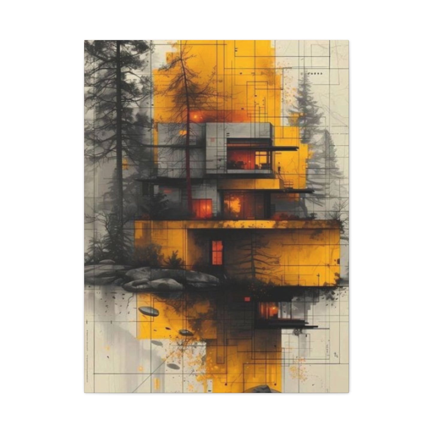 Modern Architecture Modernism Wall Art & Canvas Prints