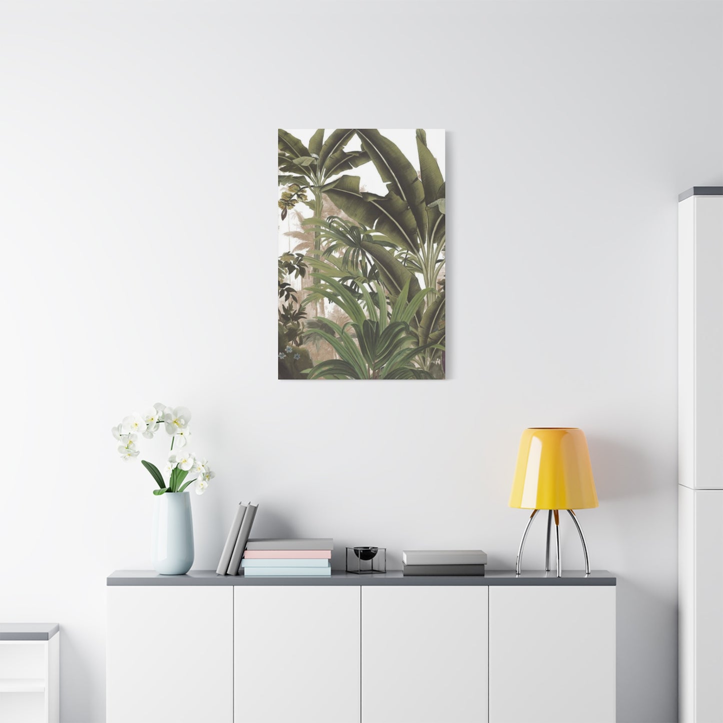 Palm Tree In Forest Wall Art & Canvas Prints