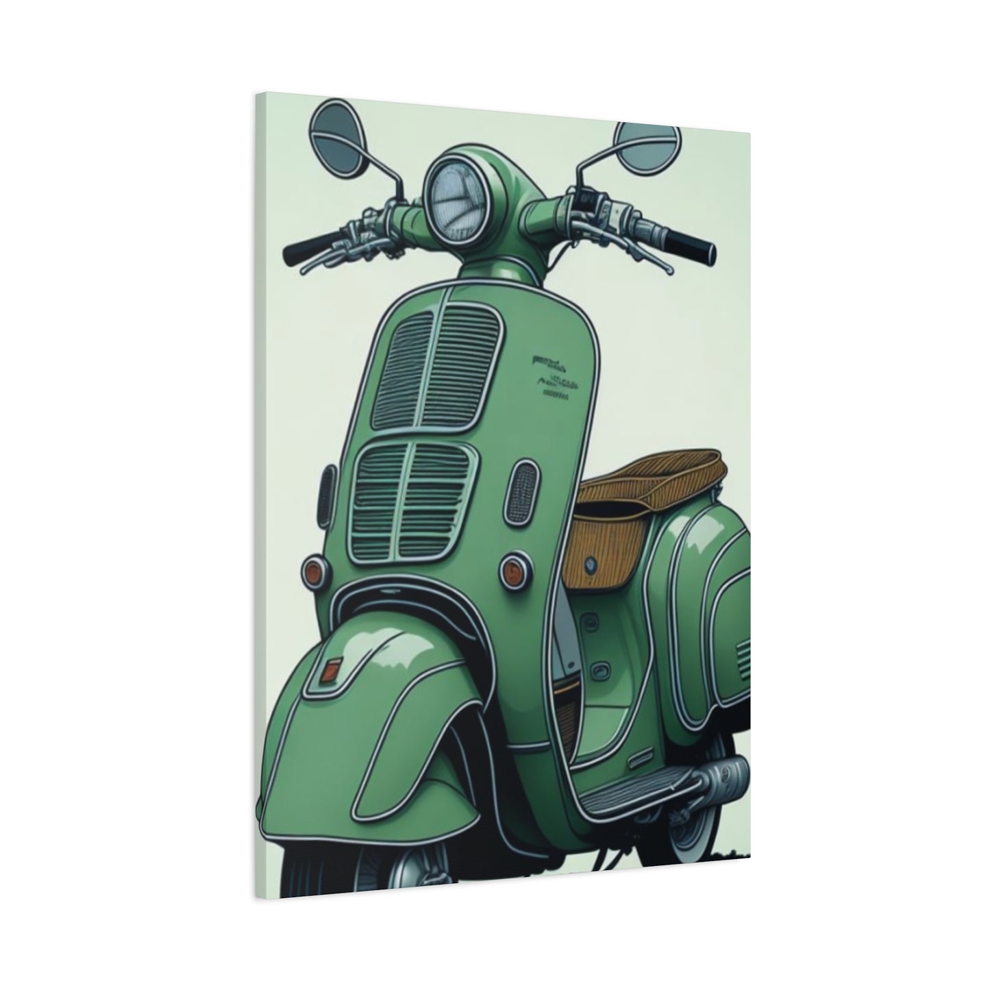 Jesper Scooter Poster Motorcycle Wall Art & Canvas Prints