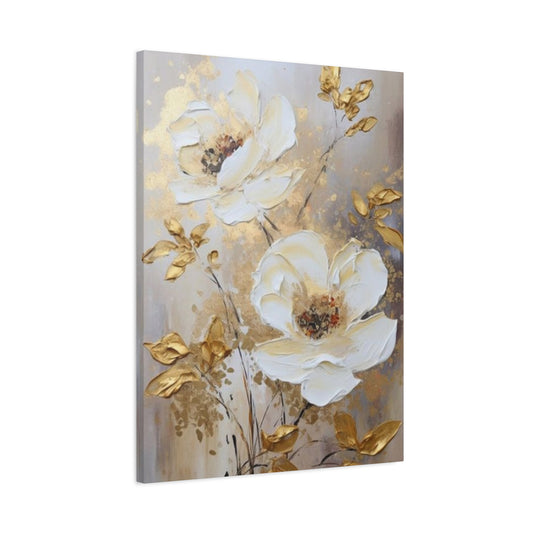 Golden Flower Wall Art & Canvas Prints