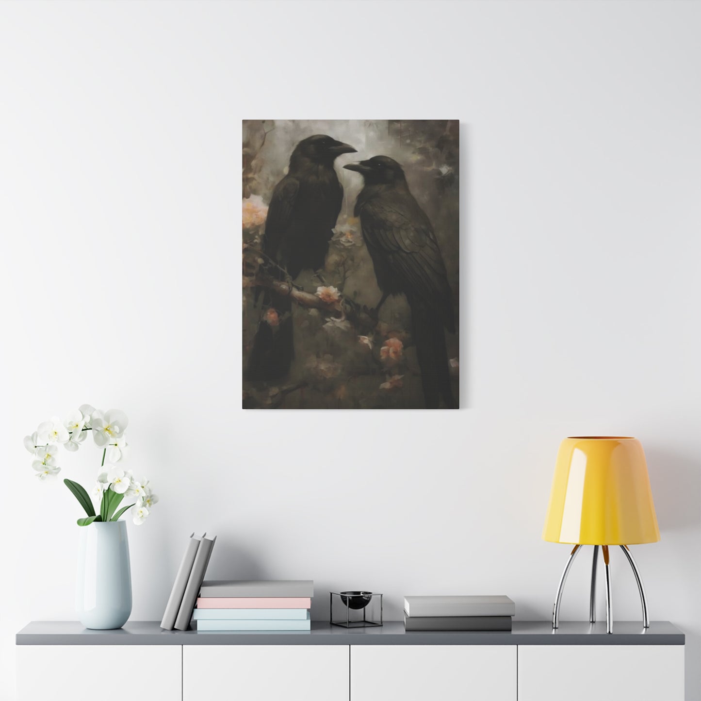 Scary Crows Halloween Wall Art & Canvas Prints