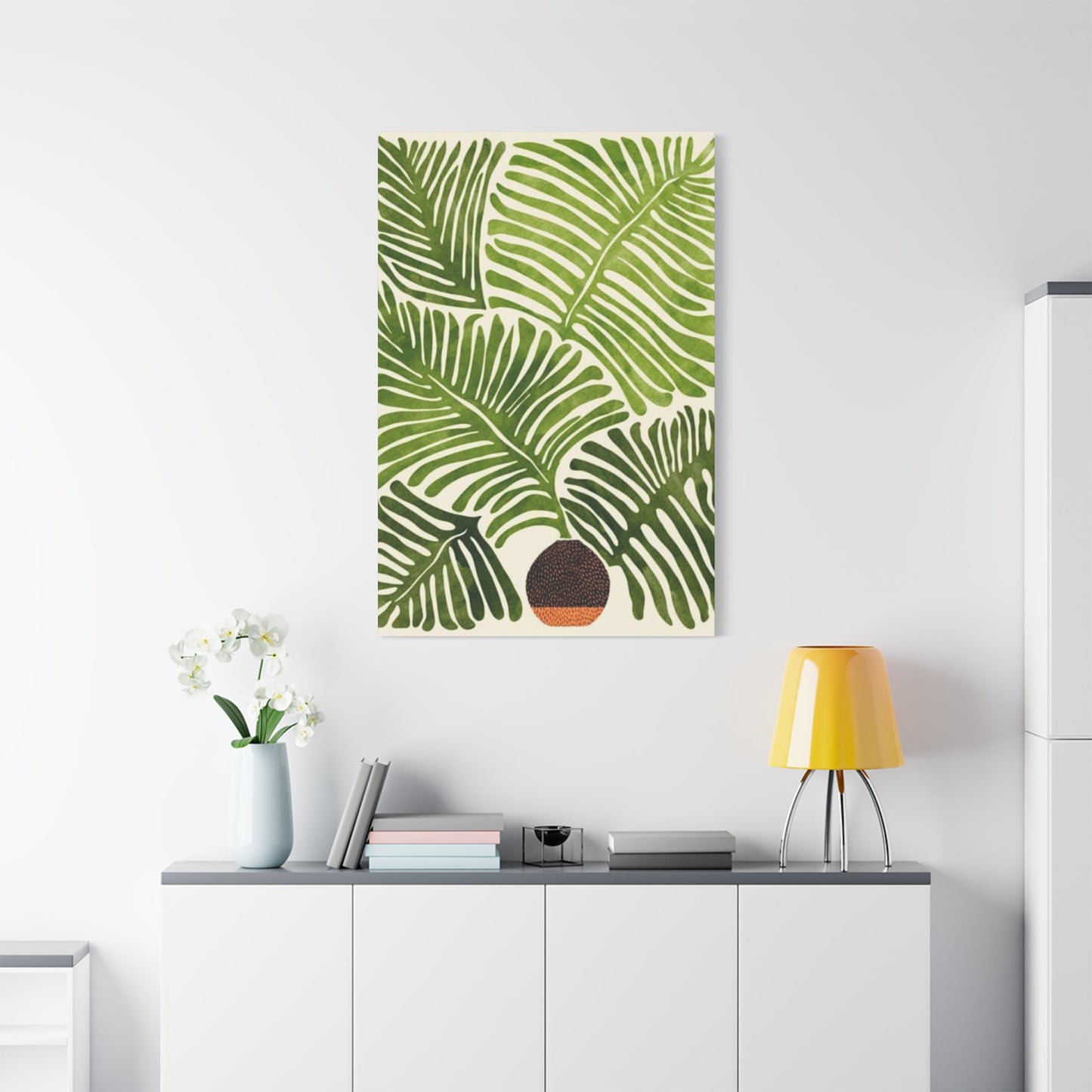 Beautiful Leaves Plant Olive Green Wall Art & Canvas Prints