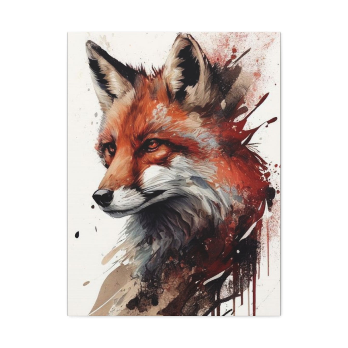 The Abstract Red Fox Wall Art & Canvas Prints