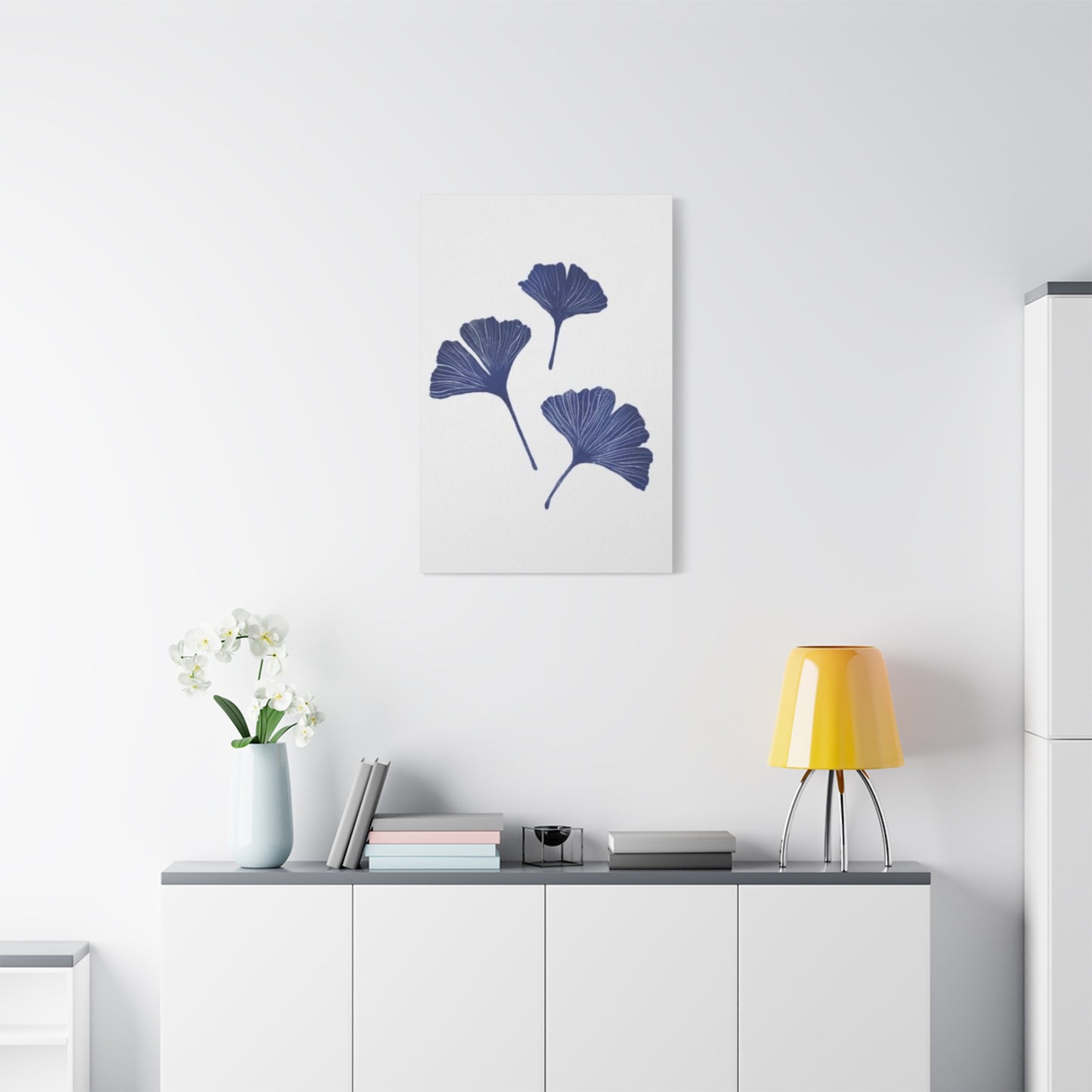 Blue Gingko Entryway Wall Art & Canvas Prints