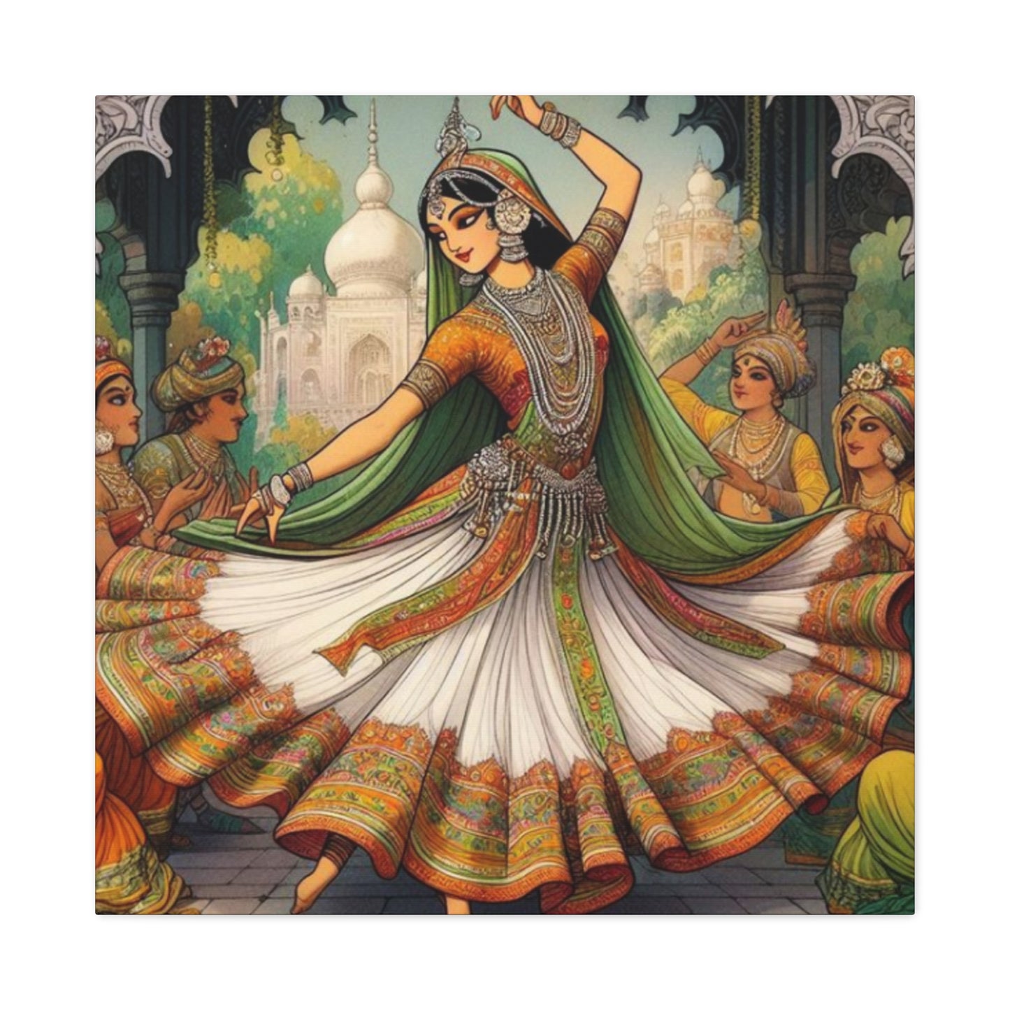 Indian Queen Dancing Wall Art & Canvas Prints