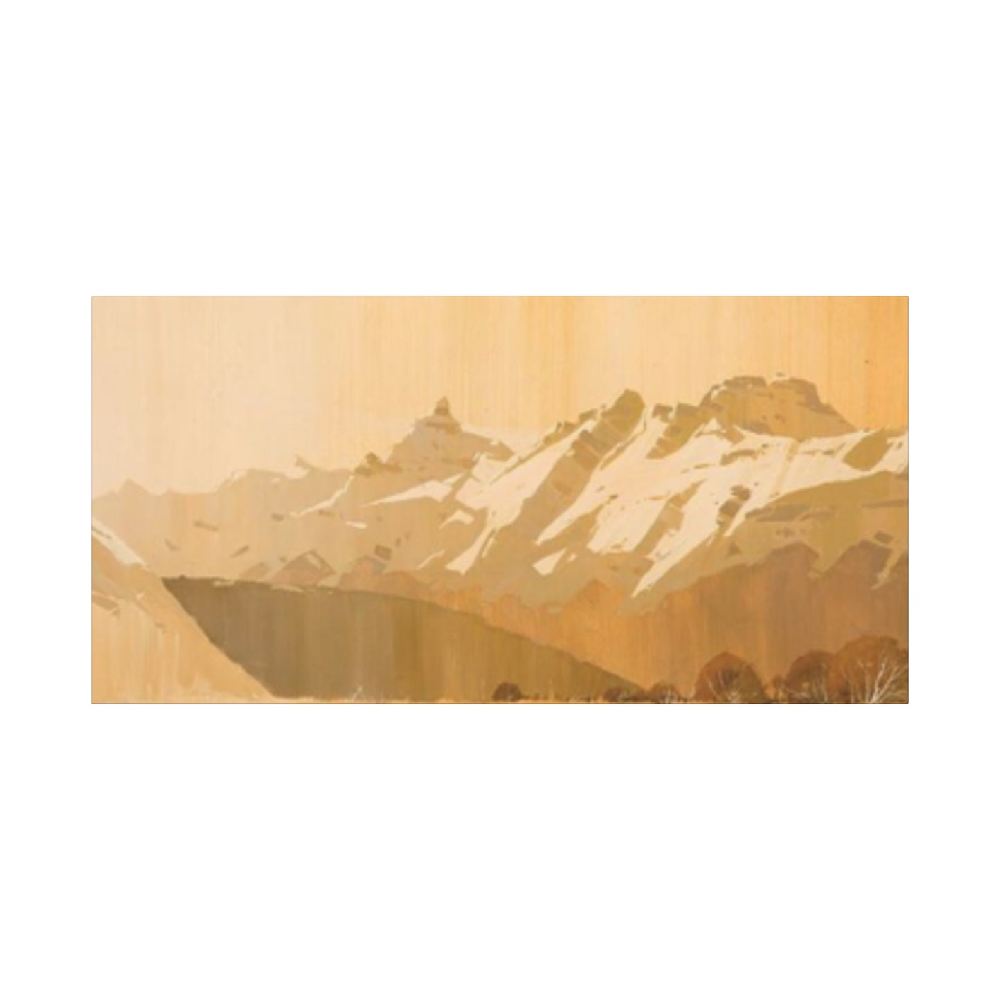 Sepia Tone Mountain Panoramas Wall Art & Canvas Prints