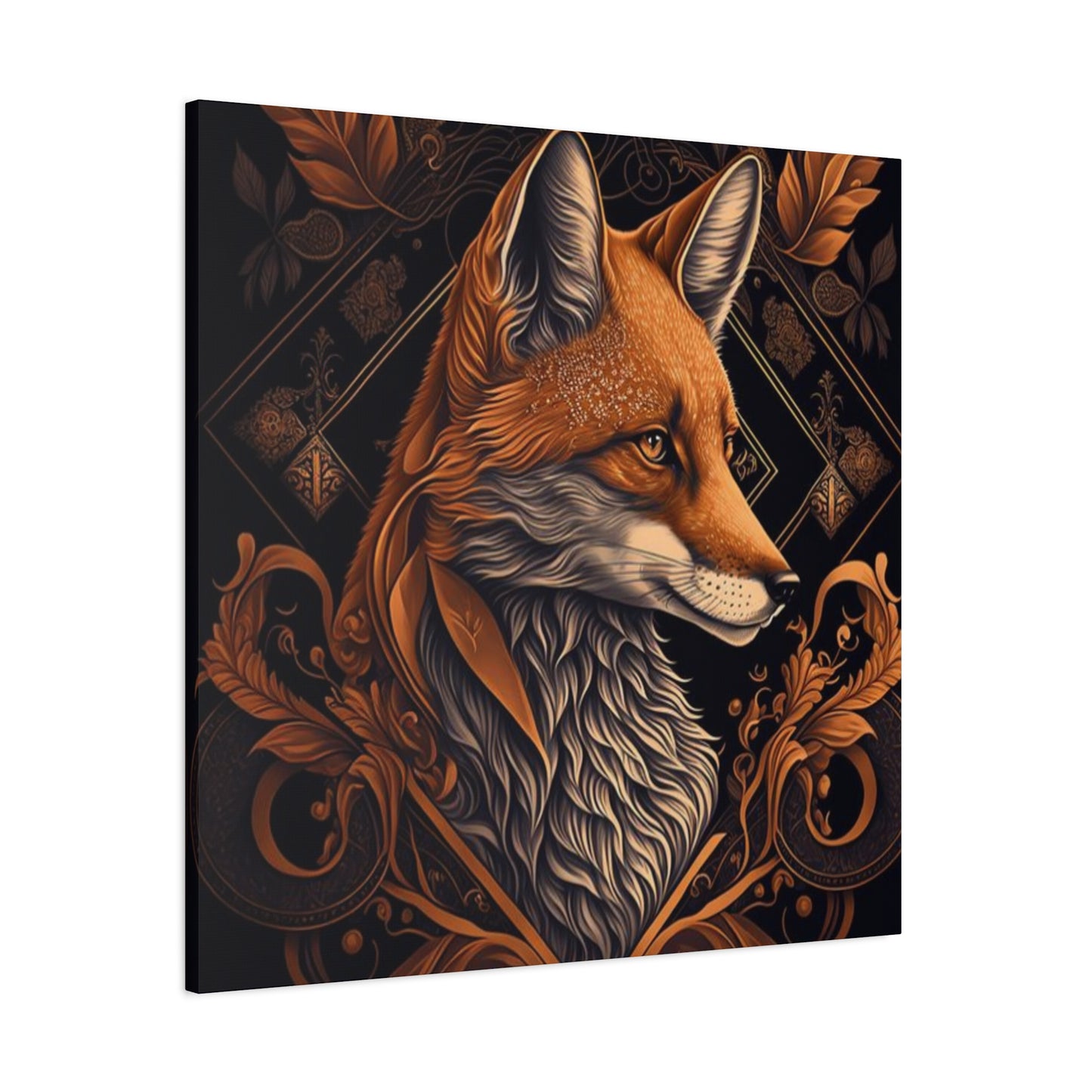 Fox Closeup Abstract Wall Art & Canvas Prints