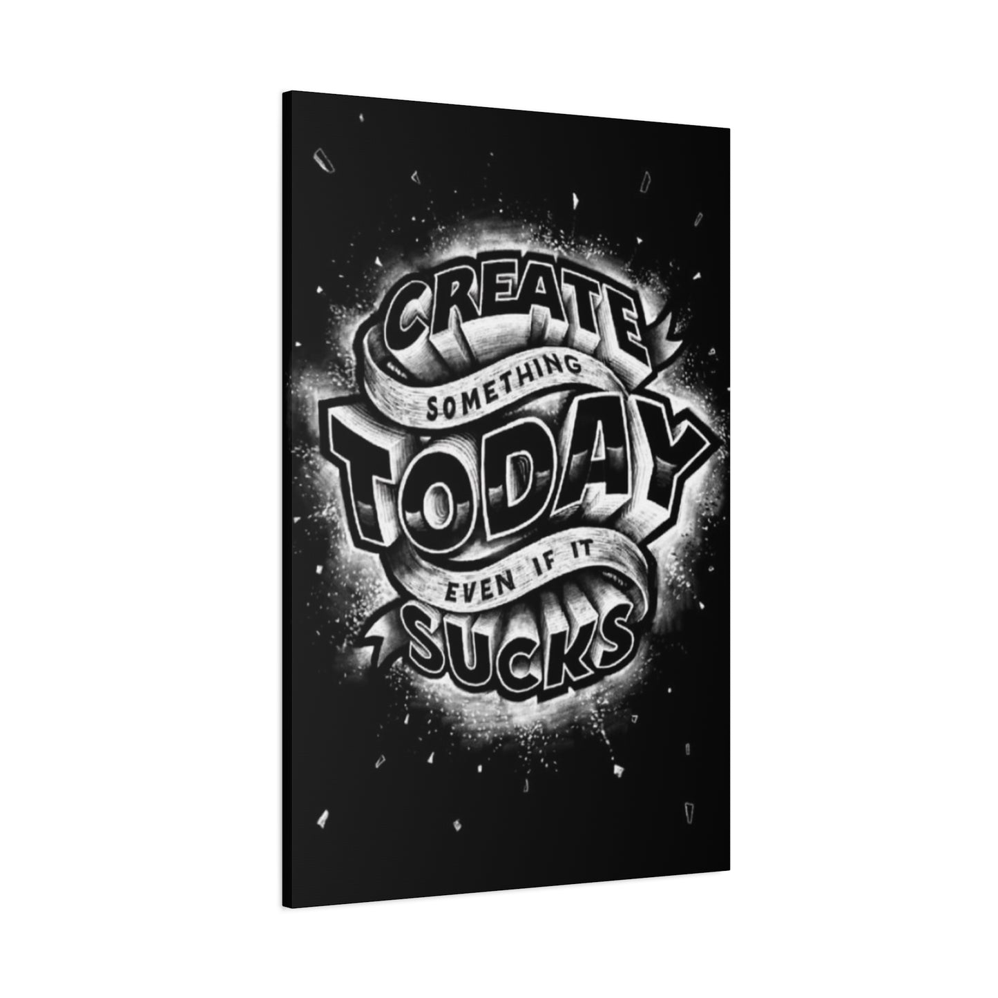 Create Today Chalkboard Wall Art & Canvas Prints