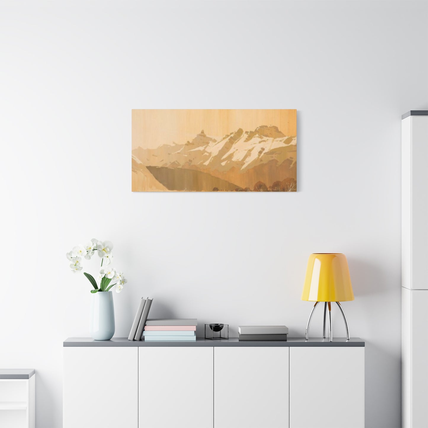 Sepia Tone Mountain Panoramas Wall Art & Canvas Prints