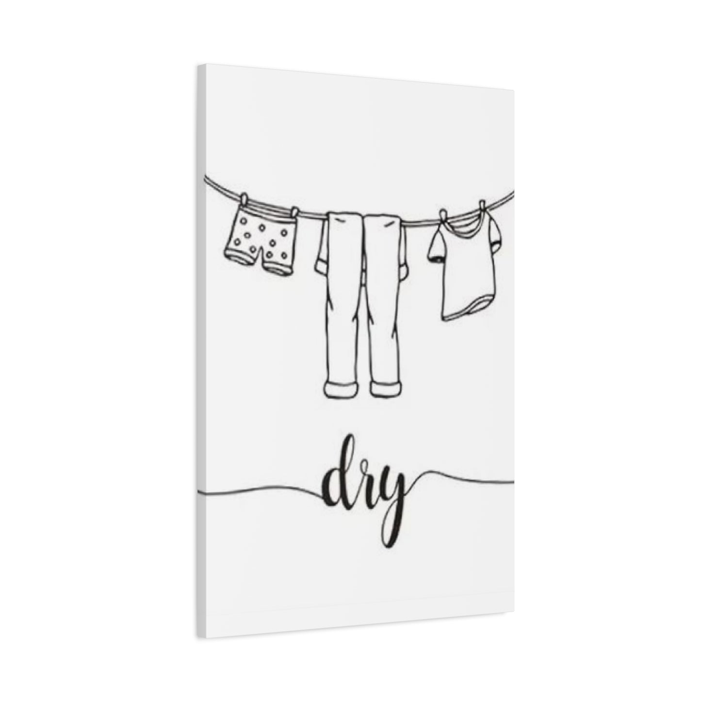 Dry Poster Laundry Wall Art & Canvas Prints