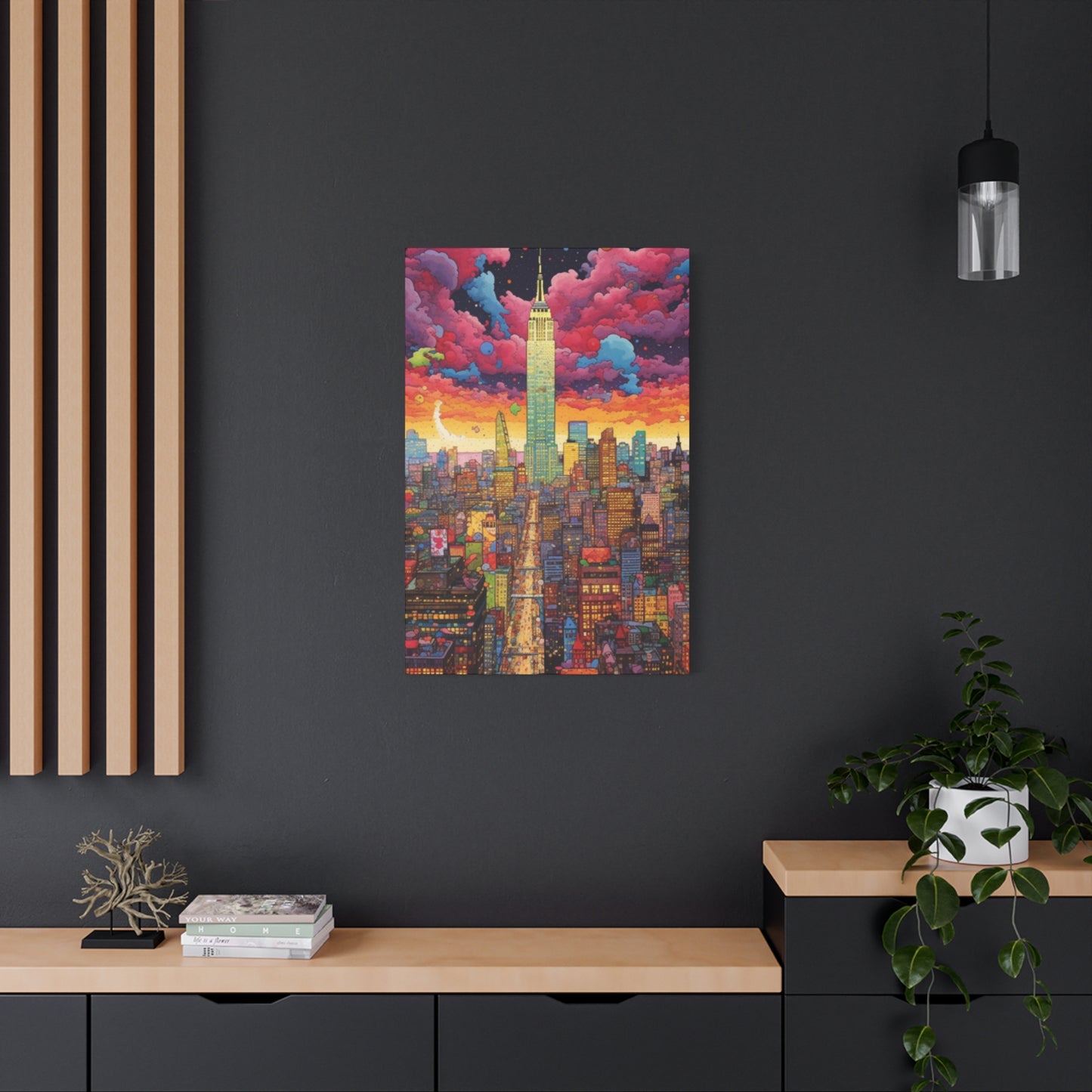 Empire State Building  Poster in New York City Wall Art & Canvas Prints