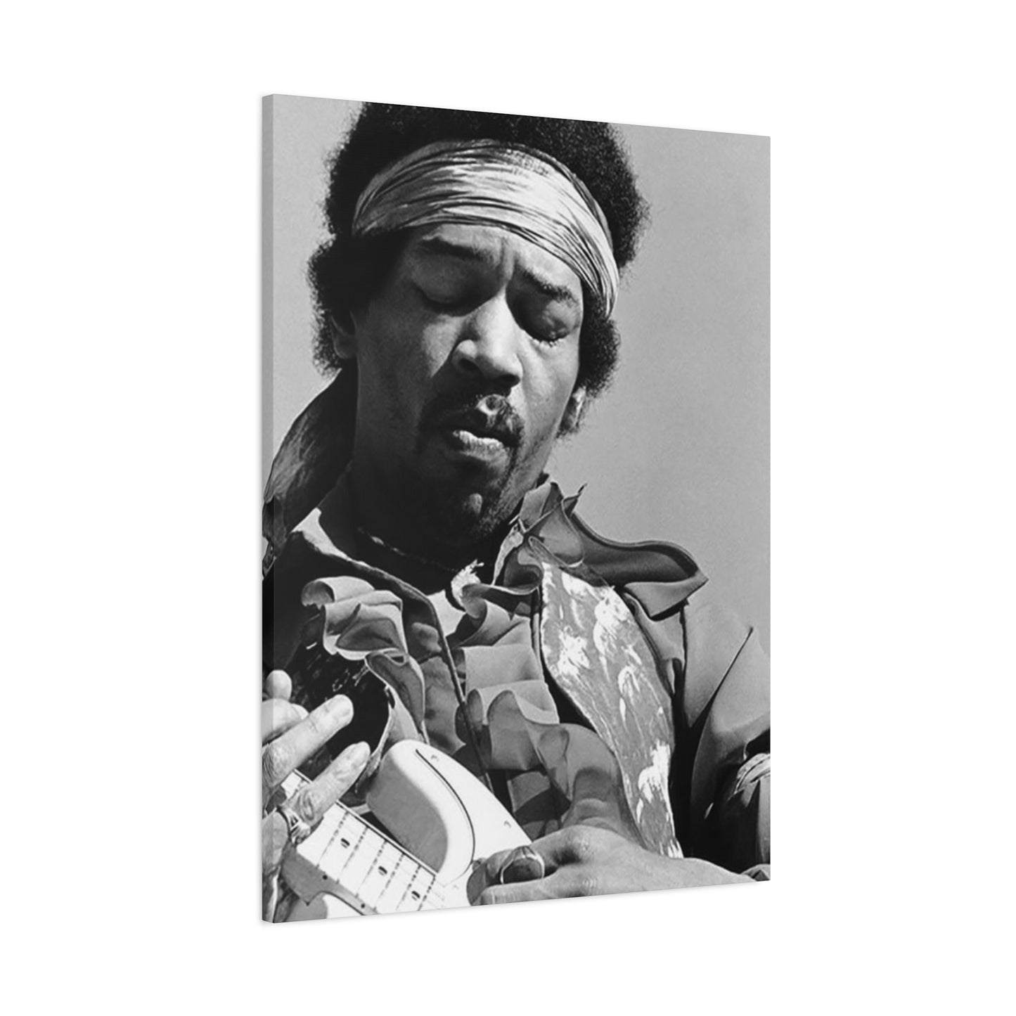 Black & White Jimi Hendrix Poster Wall Art & Canvas Prints