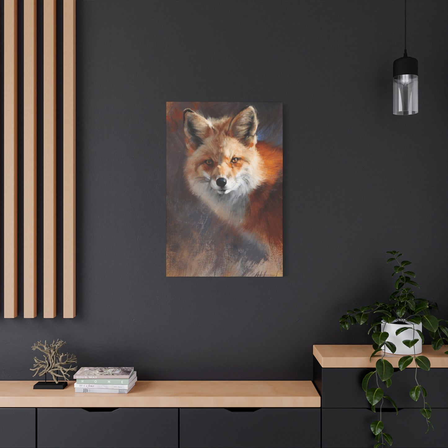 The Abstract Red Fox Portrait Wall Art & Canvas Prints