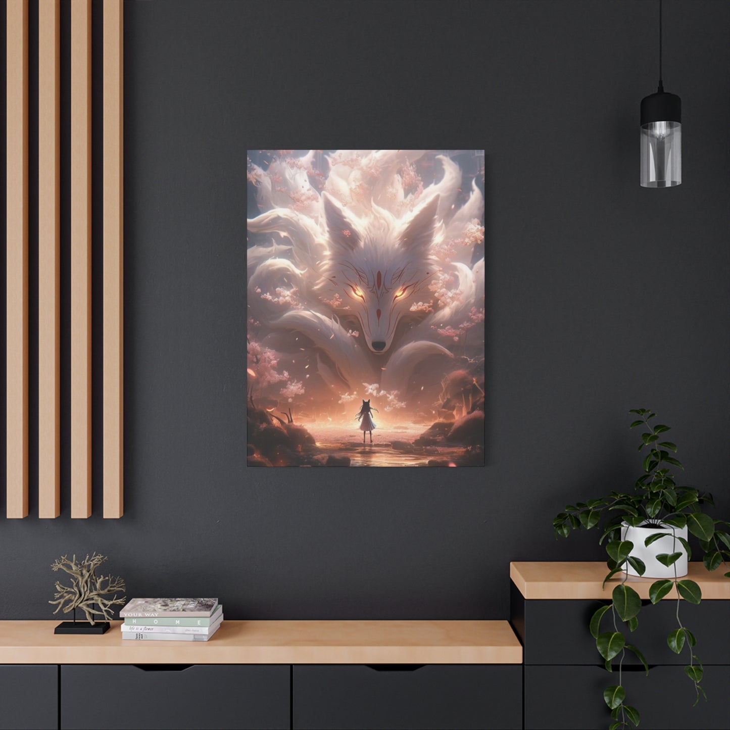 White Fox Queen Wall Art & Canvas Prints