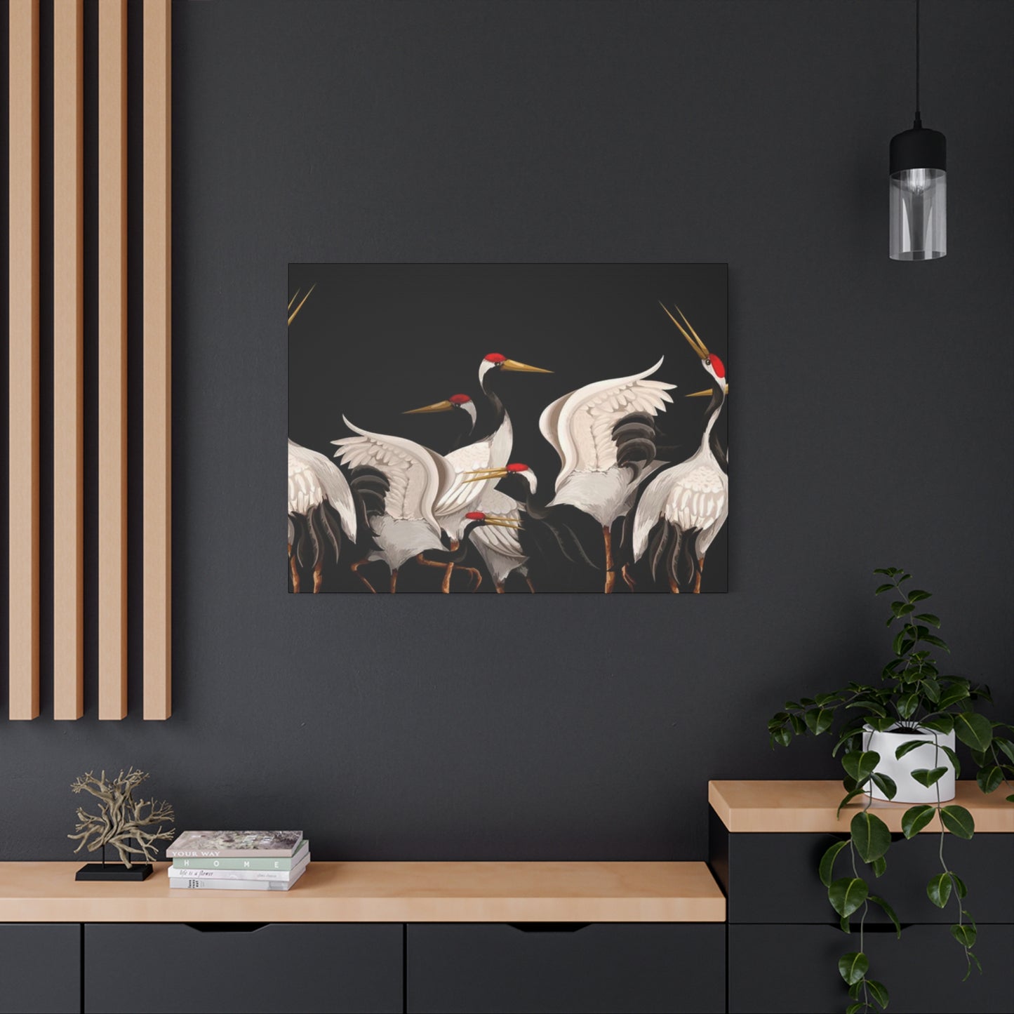 Heron Painting Wall Art & Canvas Prints