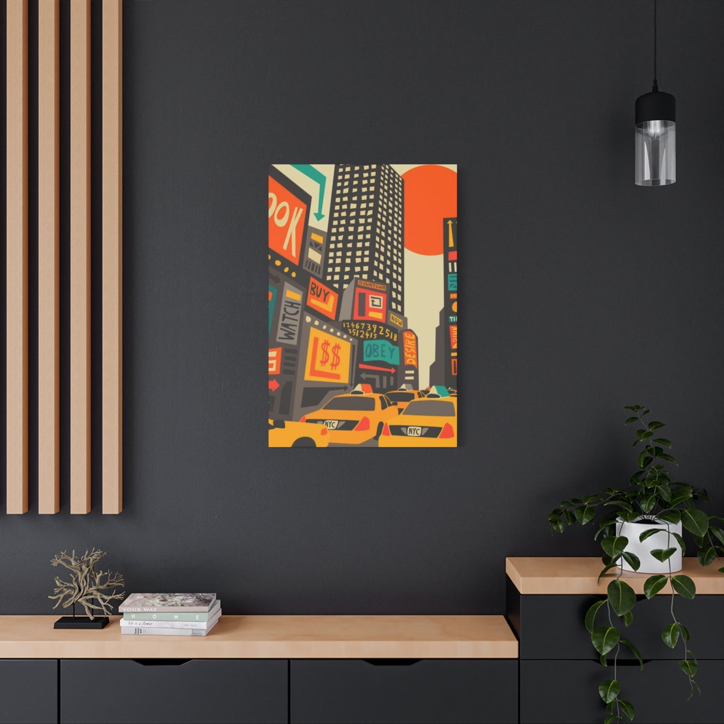 Yellow Taxi Painting New York City Wall Art & Canvas Prints