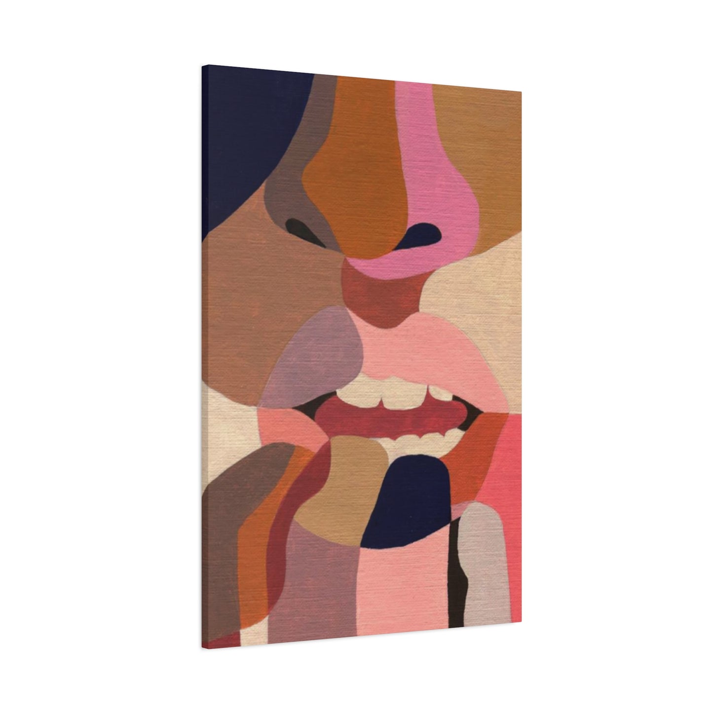 Lips Abstract Painting Wall Art & Canvas Prints