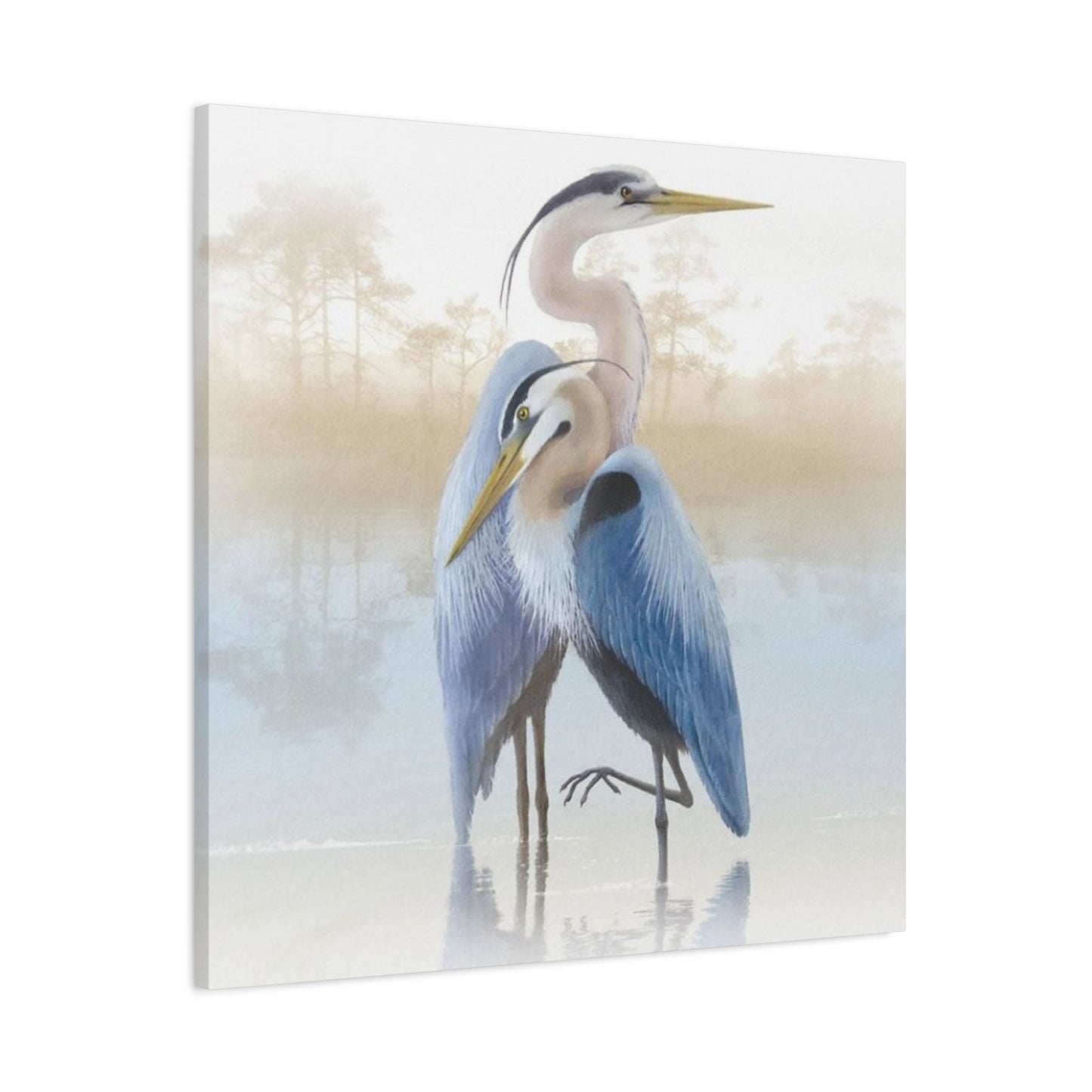 Beautiful Couple Herons Wall Art & Canvas Prints