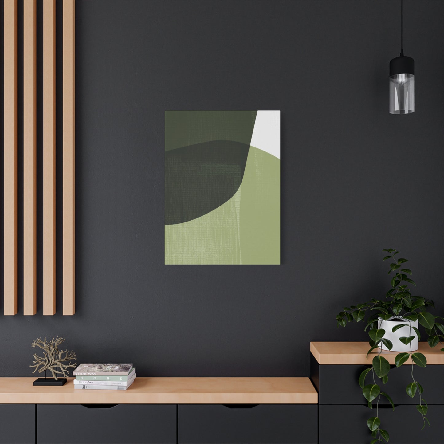 Three Shades Of Olive Green Wall Art & Canvas Prints