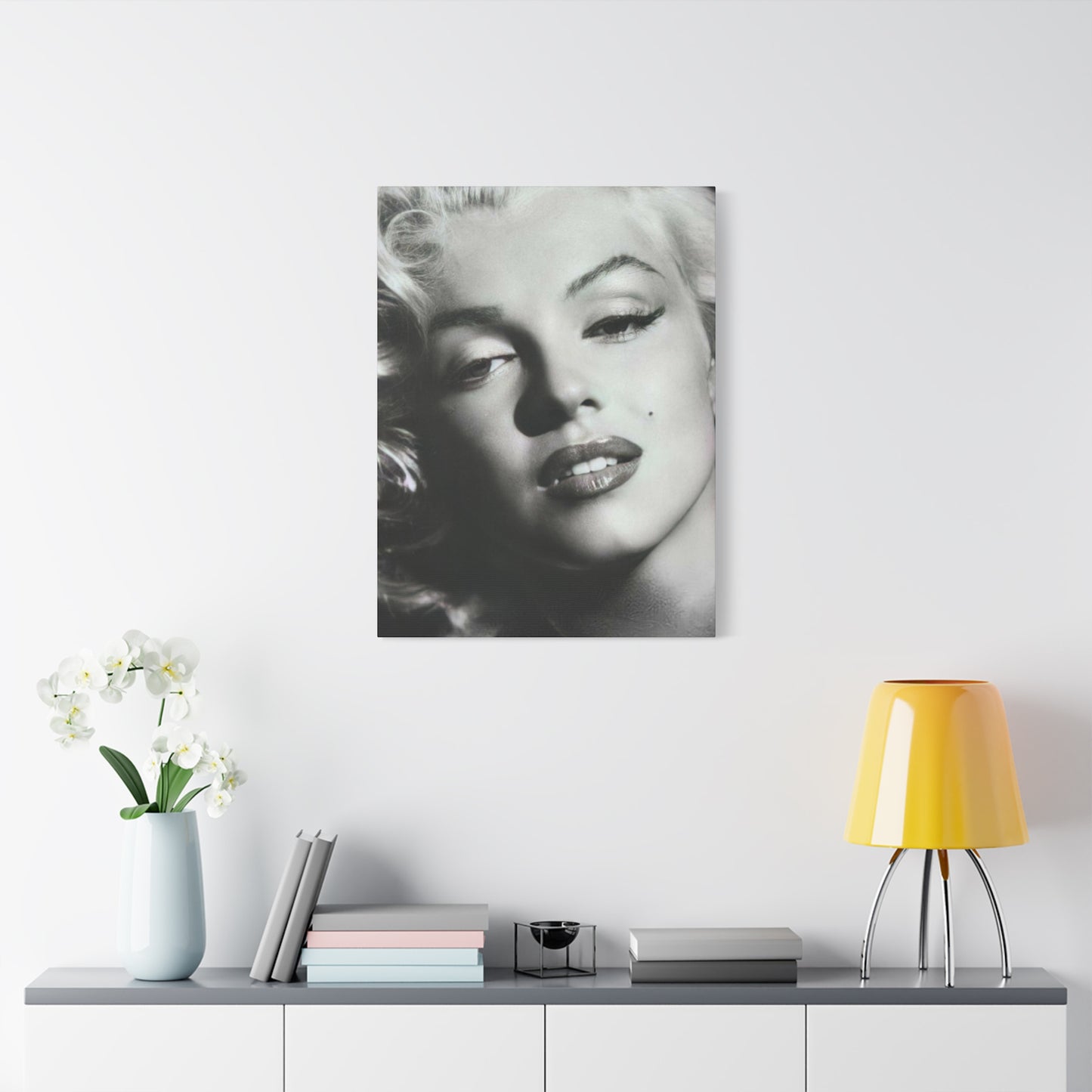 Monochrome Marilyn Monroe Beautiful Poster Wall Art & Canvas Prints