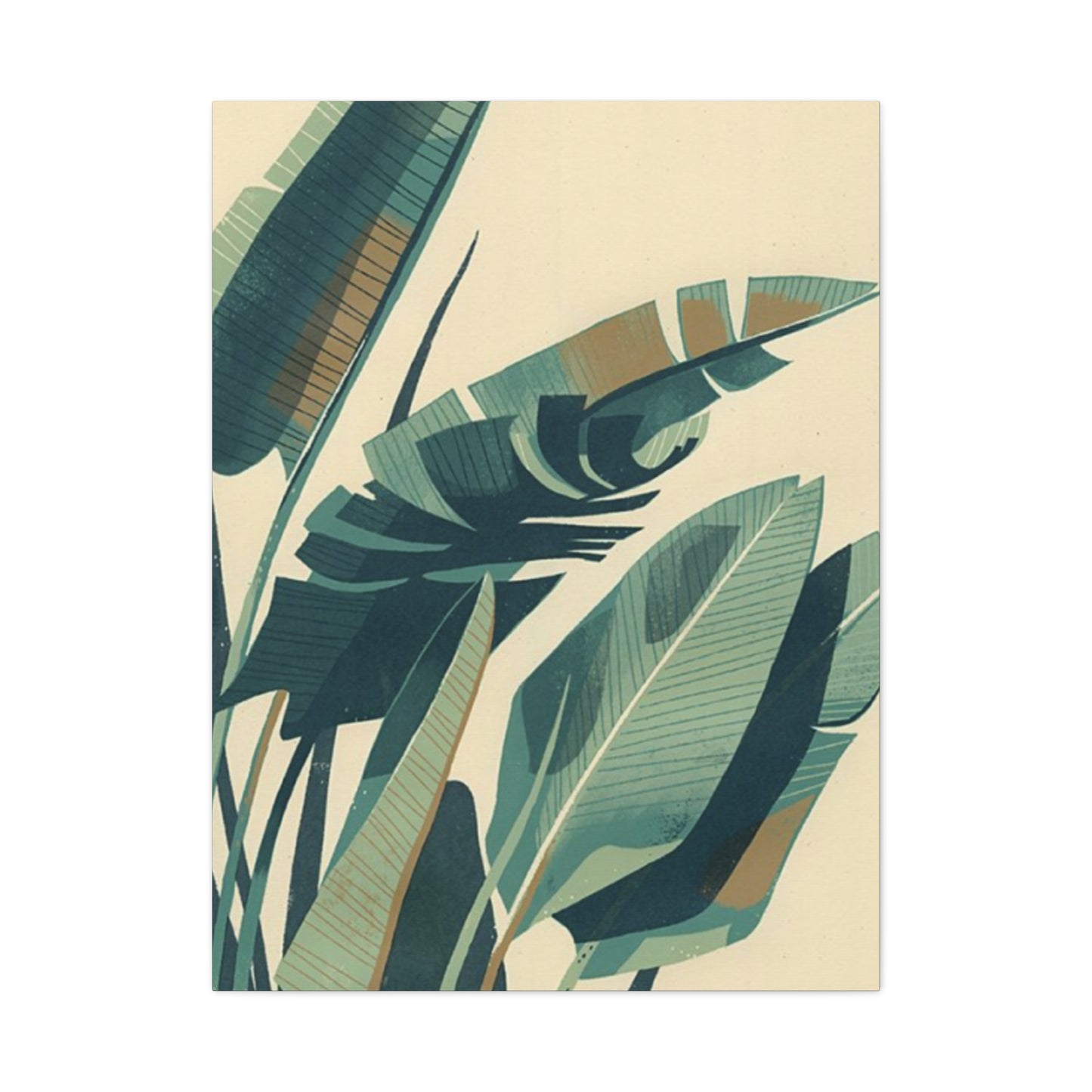 Palm Tree Leaves Abstract  Wall Art & Canvas Prints