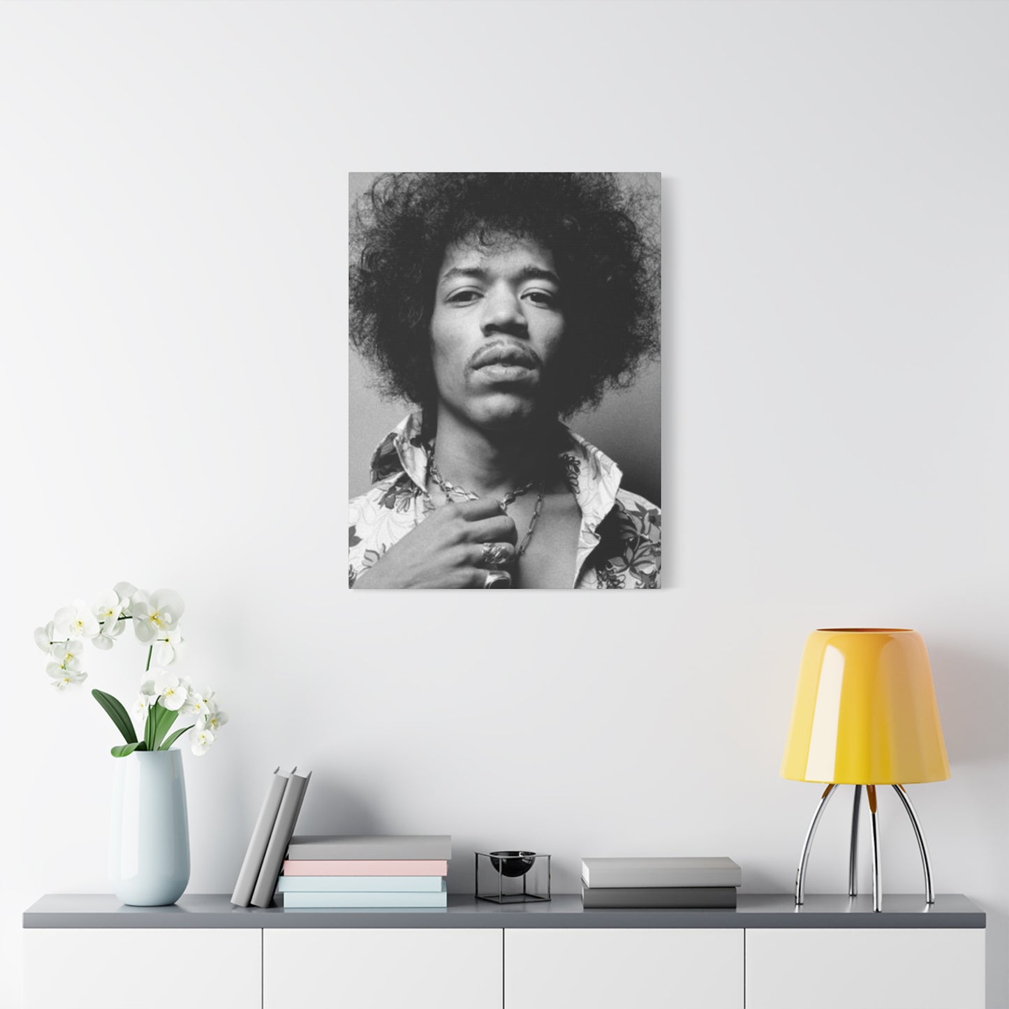 Monochrome Jimi Hendrix Photography Wall Art & Canvas Prints