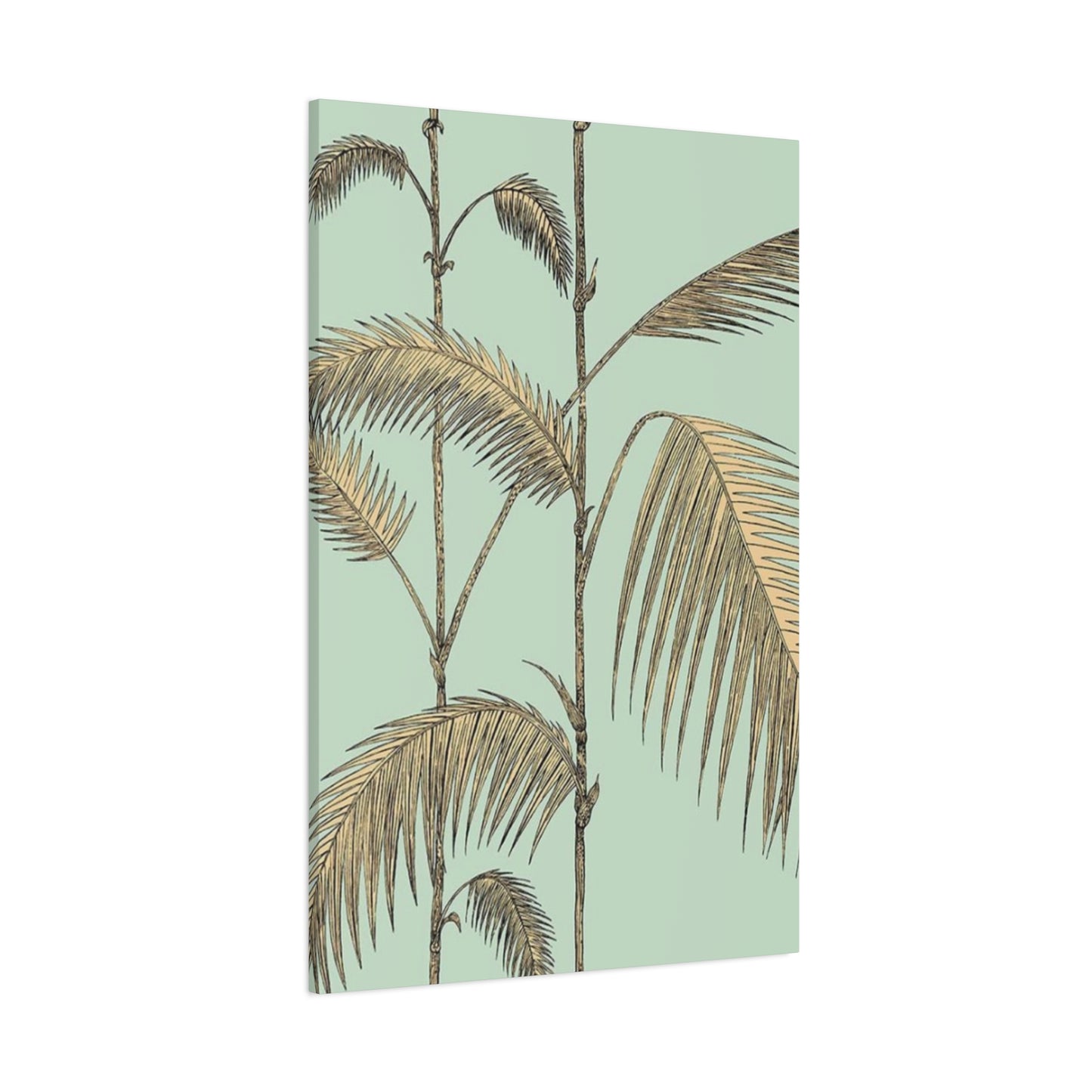 Palm Tree Brown Leaves Close Up Wall Art & Canvas Prints