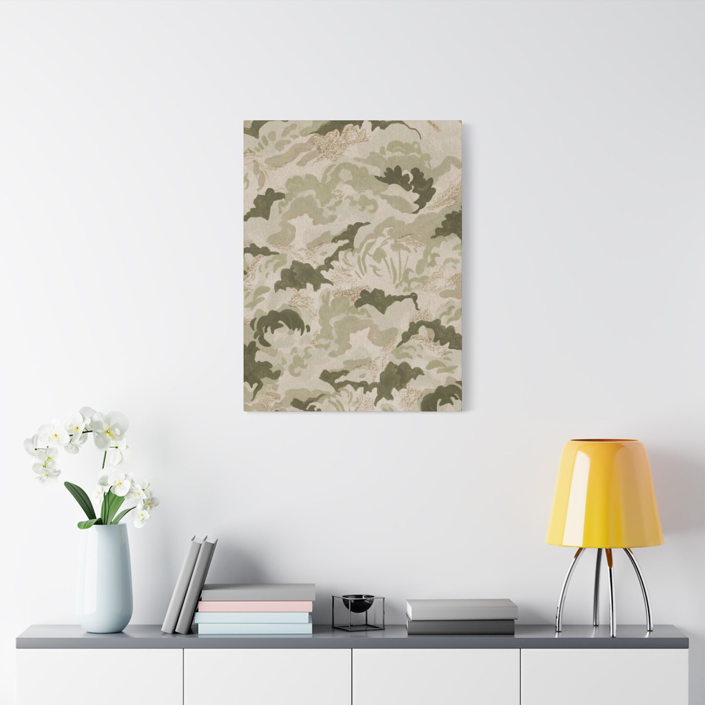 Olive Green Texture Patterns Wall Art & Canvas Prints