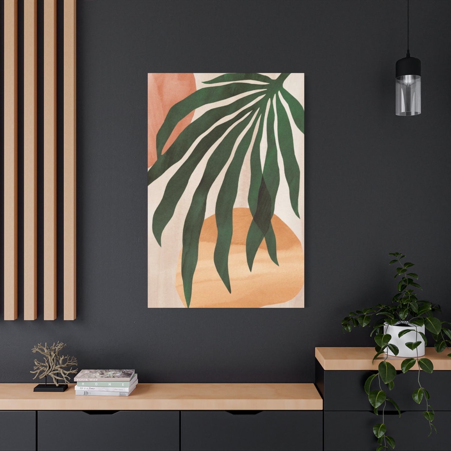 Leaves Plant Olive Green Wall Art & Canvas Prints