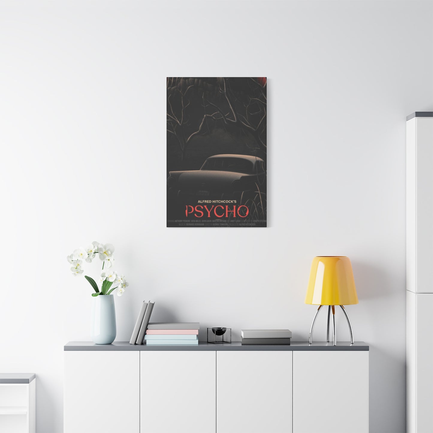 Psycho Horror Movie Poster Wall Art & Canvas Prints